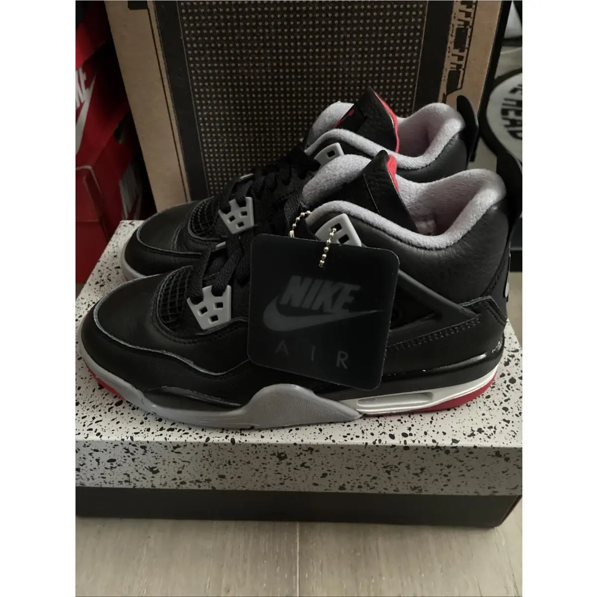 Nike shoes - Air Jordan 4 - Air - FQ8213-006 - Black (UPC: 0196975659579) 0