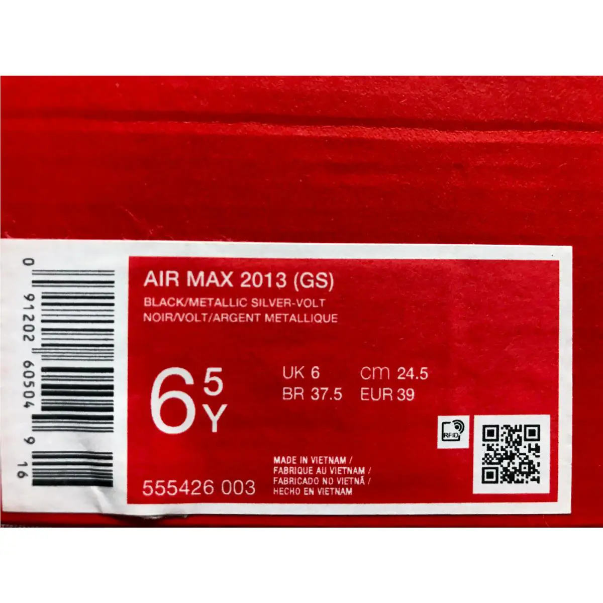 Nike shoes - Nike Air Max 2013 - Air Max - Black (UPC: 091202605049) 3