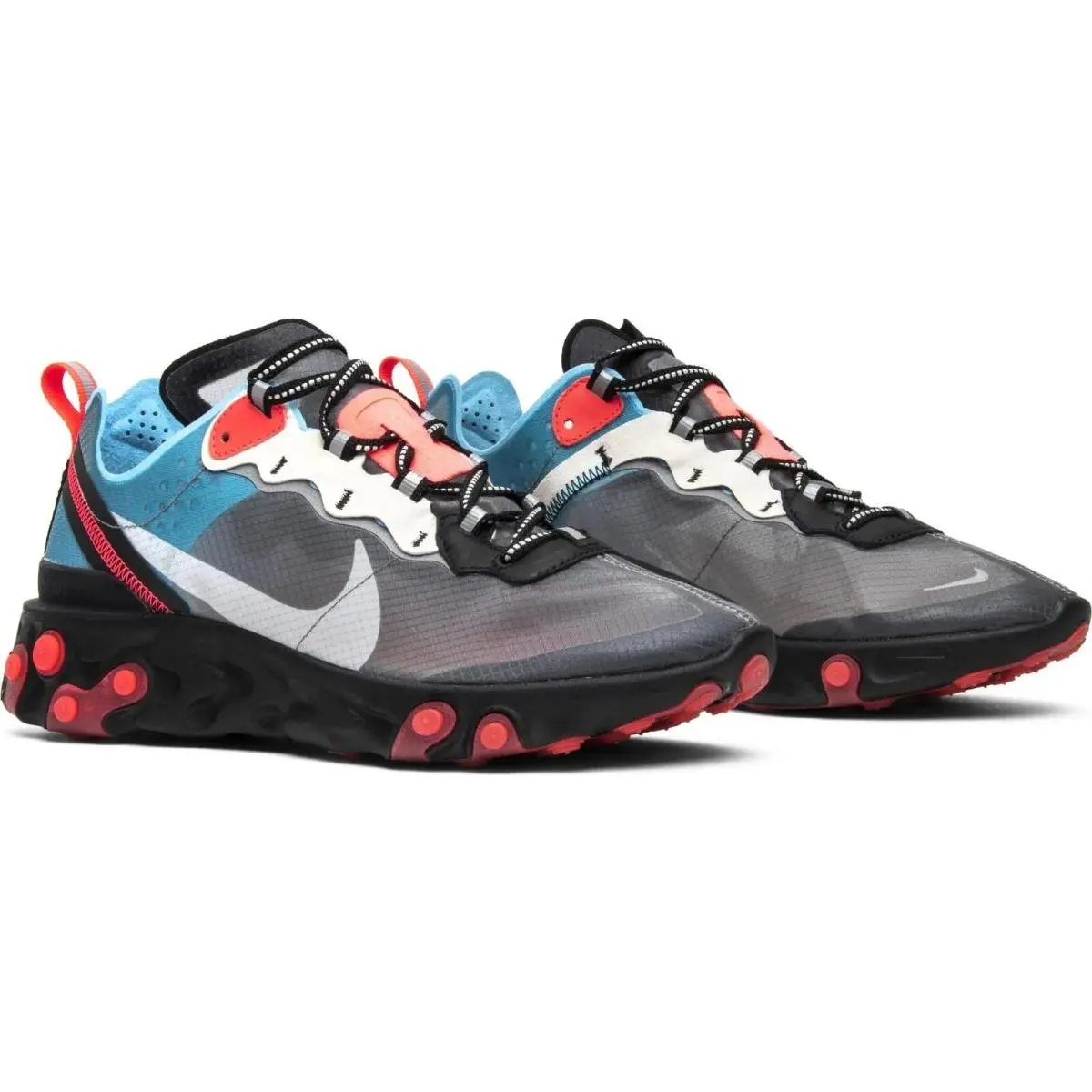 Nike shoes - Nike React Element - React Element - AQ1090-006 - Black/Cool Grey-Blue Chill (UPC: 191888228102) 0