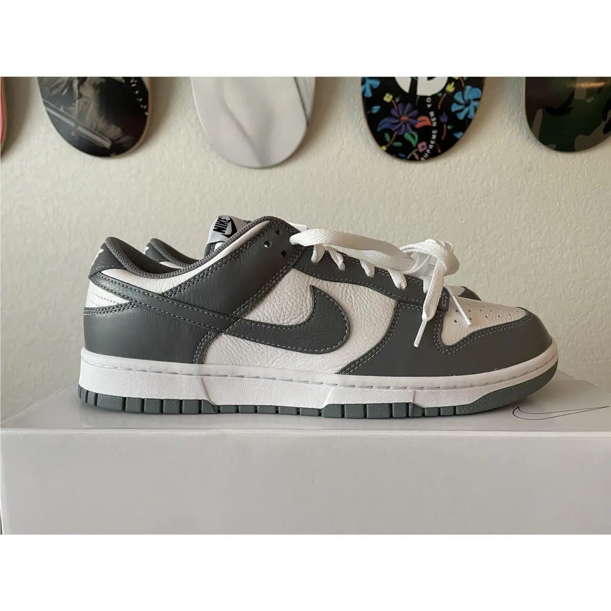 Nike shoes - Nike Dunk Low - Dunk Low - White/Grey (UPC: 00196605841787) 3