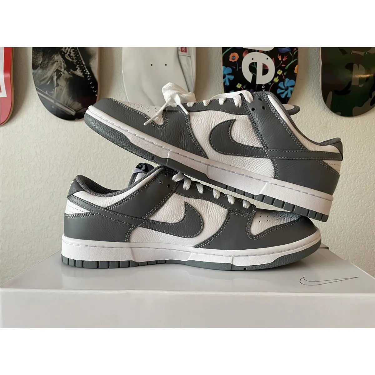 Nike shoes - Nike Dunk Low - Dunk Low - White/Grey (UPC: 00196605841787) 5