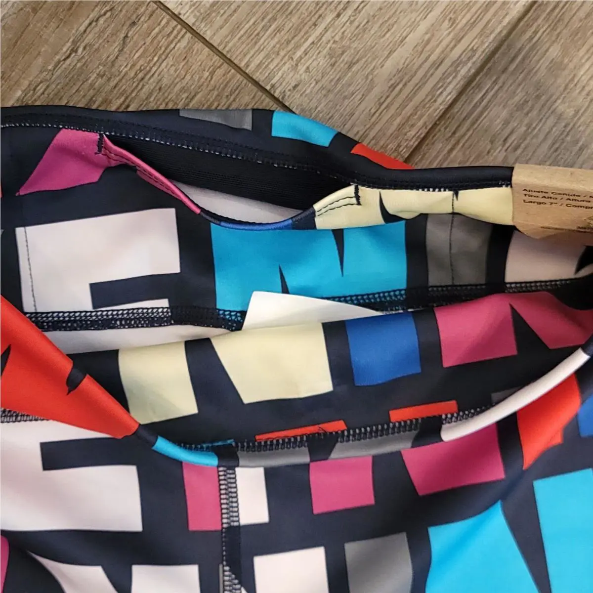 Nike clothing - Nike Obsidian Dri-Fit Biker Shorts - DZ4623-451 - Obsidian/Multicolor (UPC: 196153485884) 3