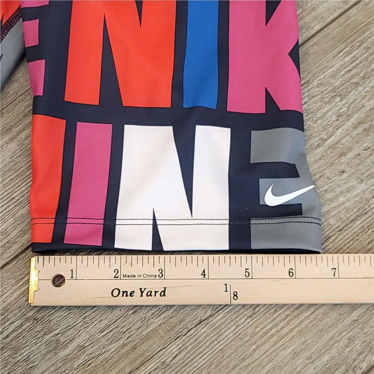 Nike clothing - Nike Obsidian Dri-Fit Biker Shorts - DZ4623-451 - Obsidian/Multicolor (UPC: 196153485884) 7