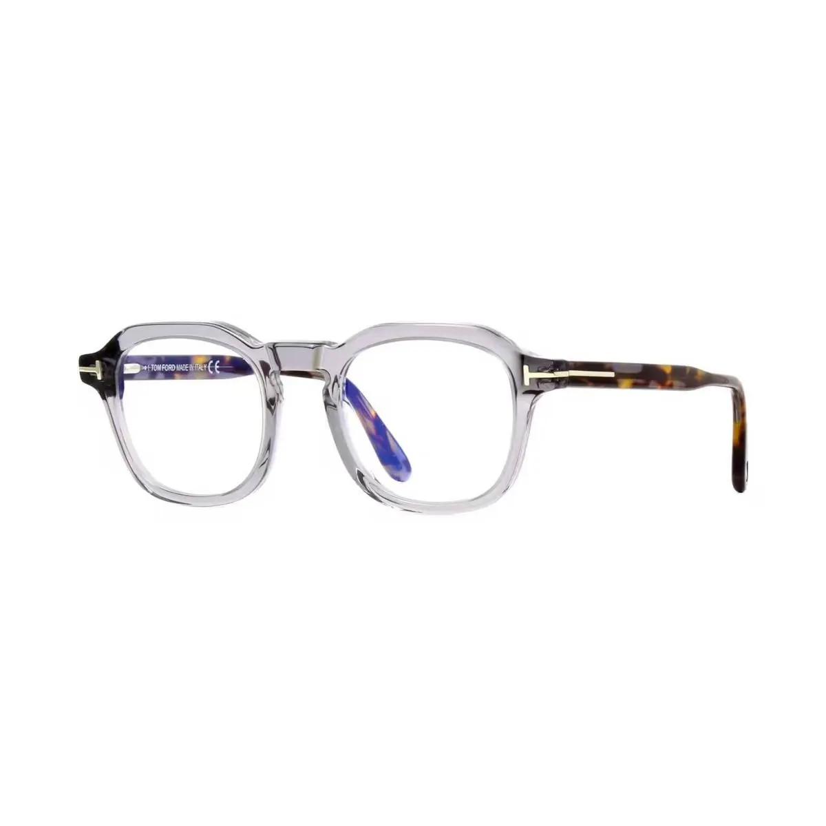 Tom Ford FT 5836-B Blue Block Grey Crystal Grey Spotted Havana 020 Eyeglasses