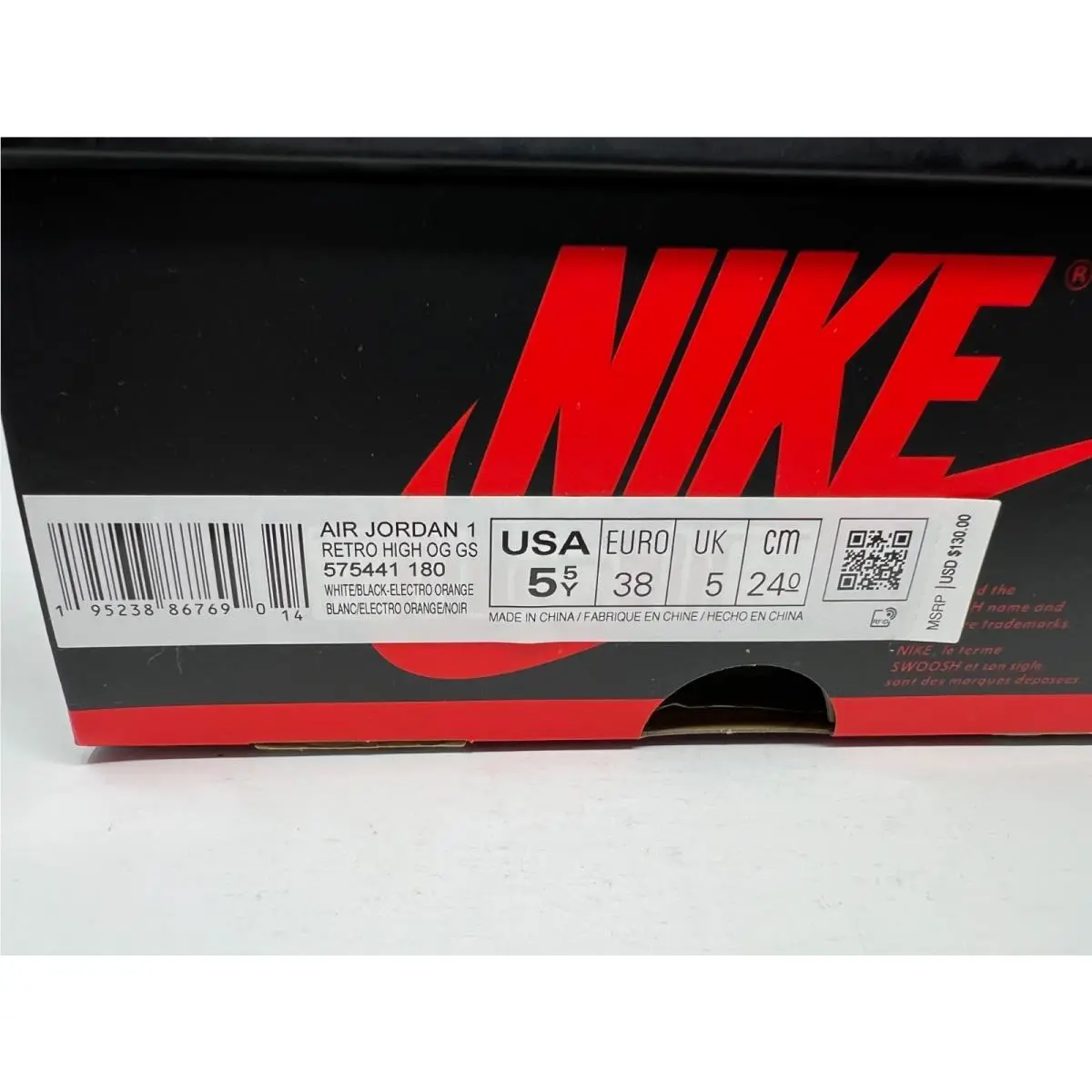 Nike shoes - Air Jordan 1 - Air - 575441-180 - Orange 5