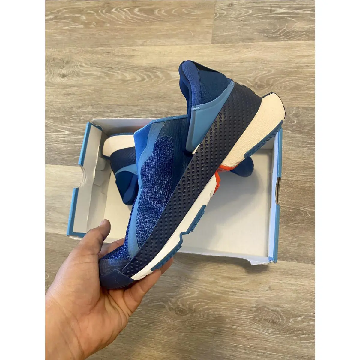 Nike shoes - Nike Go FlyEase - FlyEase - CW5883-400 - Court Blue-White-Dutch Blue (UPC: 195866300163) 3