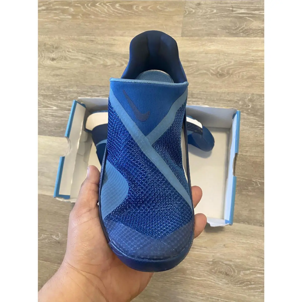 Nike shoes - Nike Go FlyEase - FlyEase - CW5883-400 - Court Blue-White-Dutch Blue (UPC: 195866300163) 4