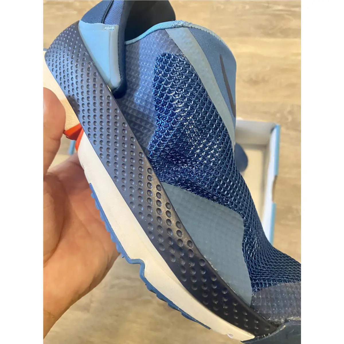 Nike shoes - Nike Go FlyEase - FlyEase - CW5883-400 - Court Blue-White-Dutch Blue (UPC: 195866300163) 6