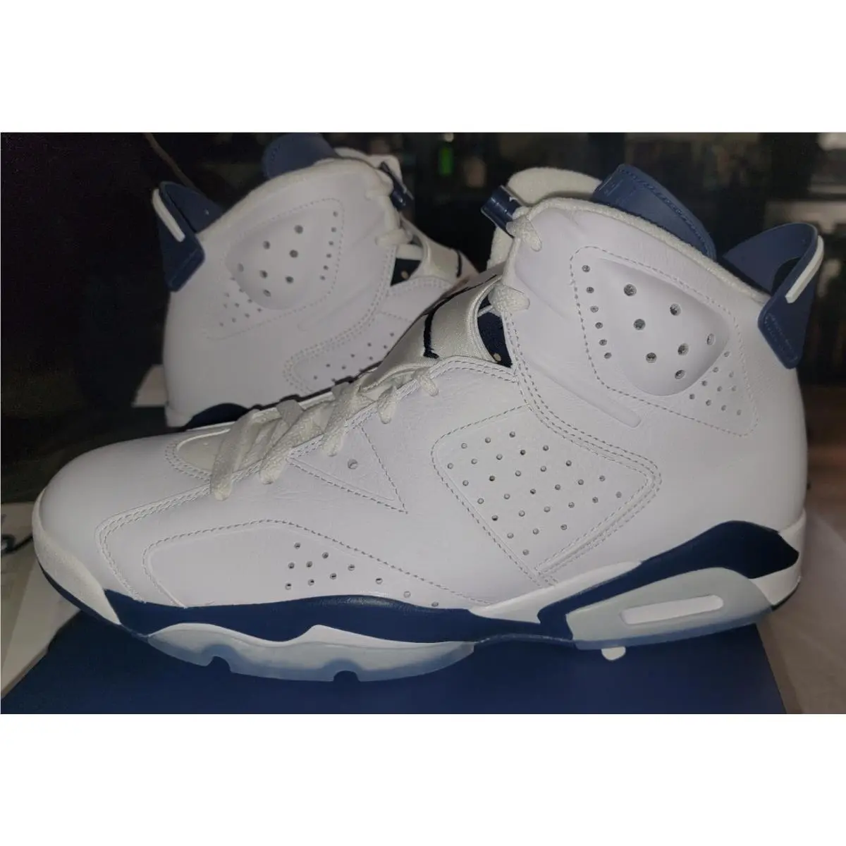 Nike Air Jordan 6 Retro Midnight Navy CT8529-141 Size 9.5