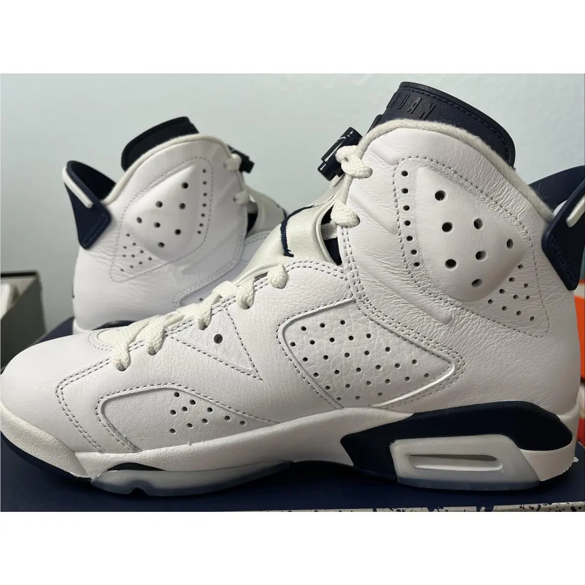 Nike shoes - Air Jordan 6 - Air - CT8529-141 - White Midnight Navy 0