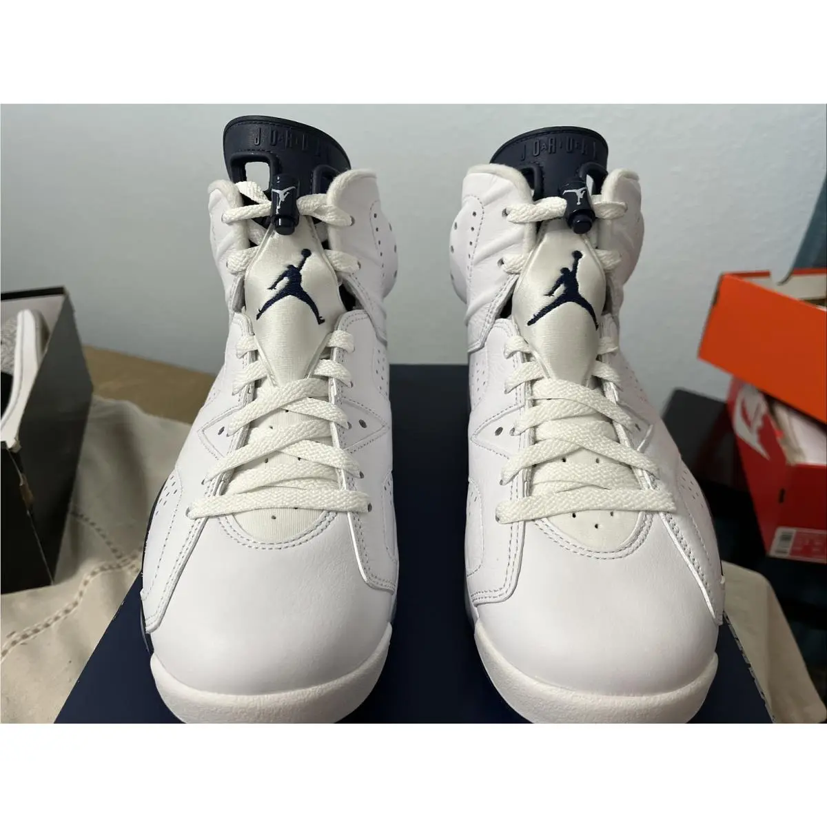 Nike shoes - Air Jordan 6 - Air - CT8529-141 - White Midnight Navy 3