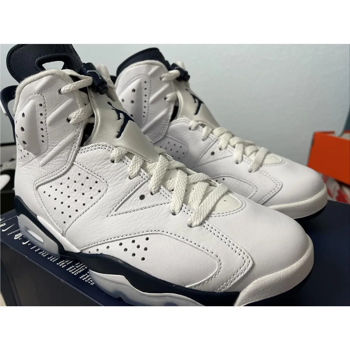 Nike shoes - Air Jordan 6 - Air - CT8529-141 - White Midnight Navy 4