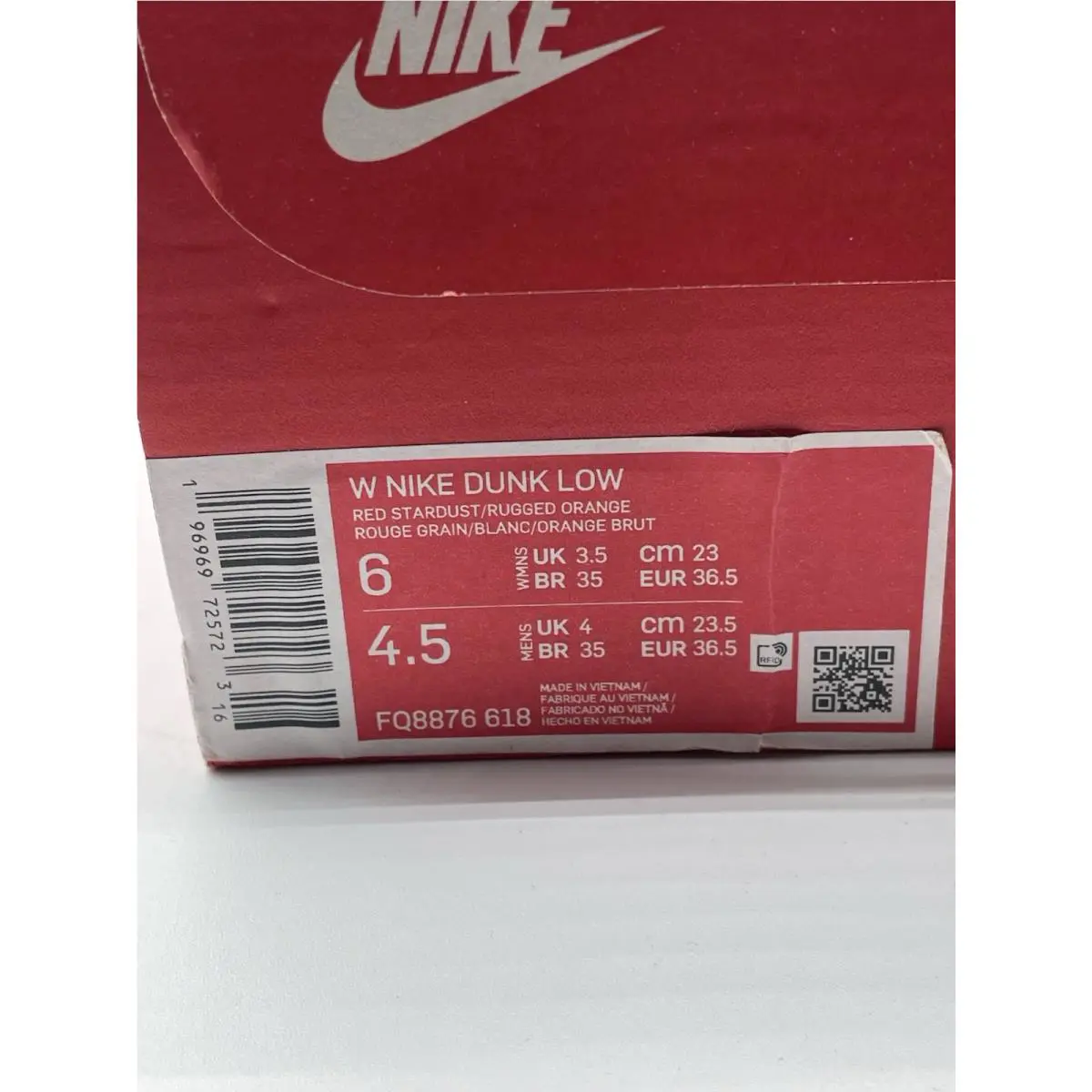 Nike shoes - Nike Dunk Low - Dunk Low - FQ8876-618 - Pink (UPC: 196969725792) 9