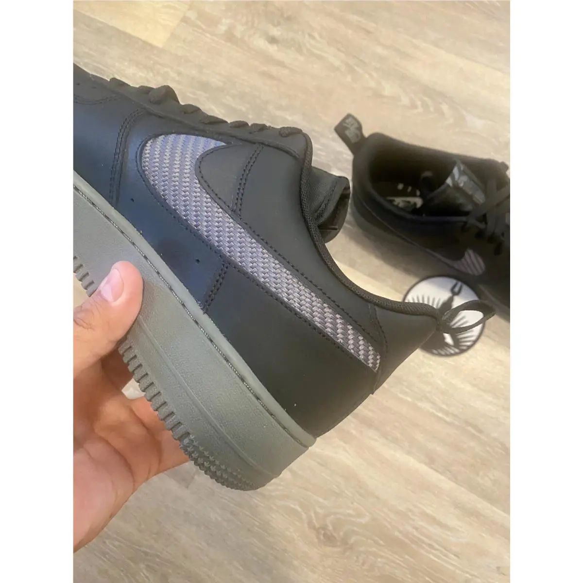 Nike shoes - Nike Air Force 1 `07 LV8 - DR0155-002 - Black/White/Iron Grey/Marina (UPC: 195867240857) 1