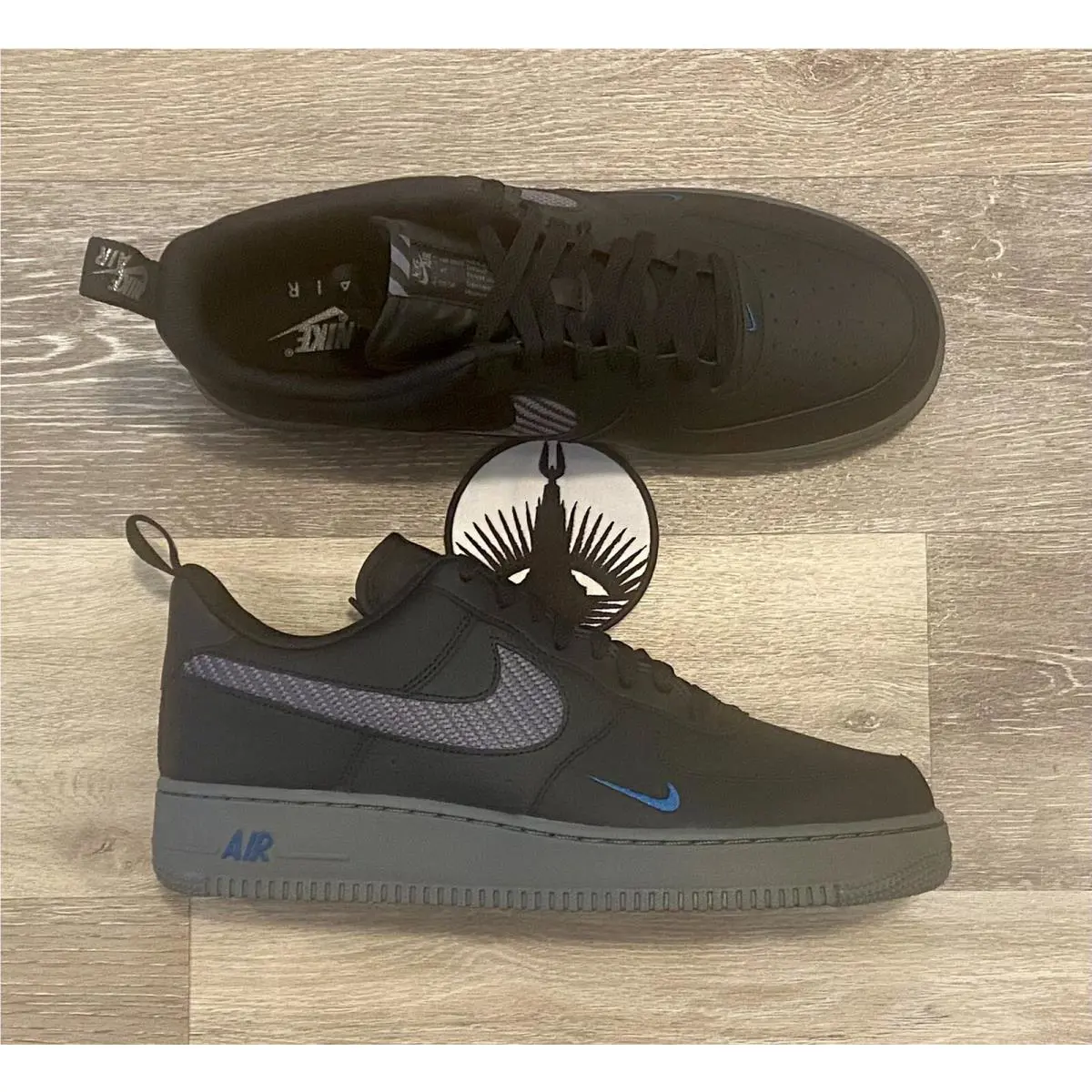 Nike shoes - Nike Air Force 1 `07 LV8 - DR0155-002 - Black/White/Iron Grey/Marina (UPC: 195867240857) 5