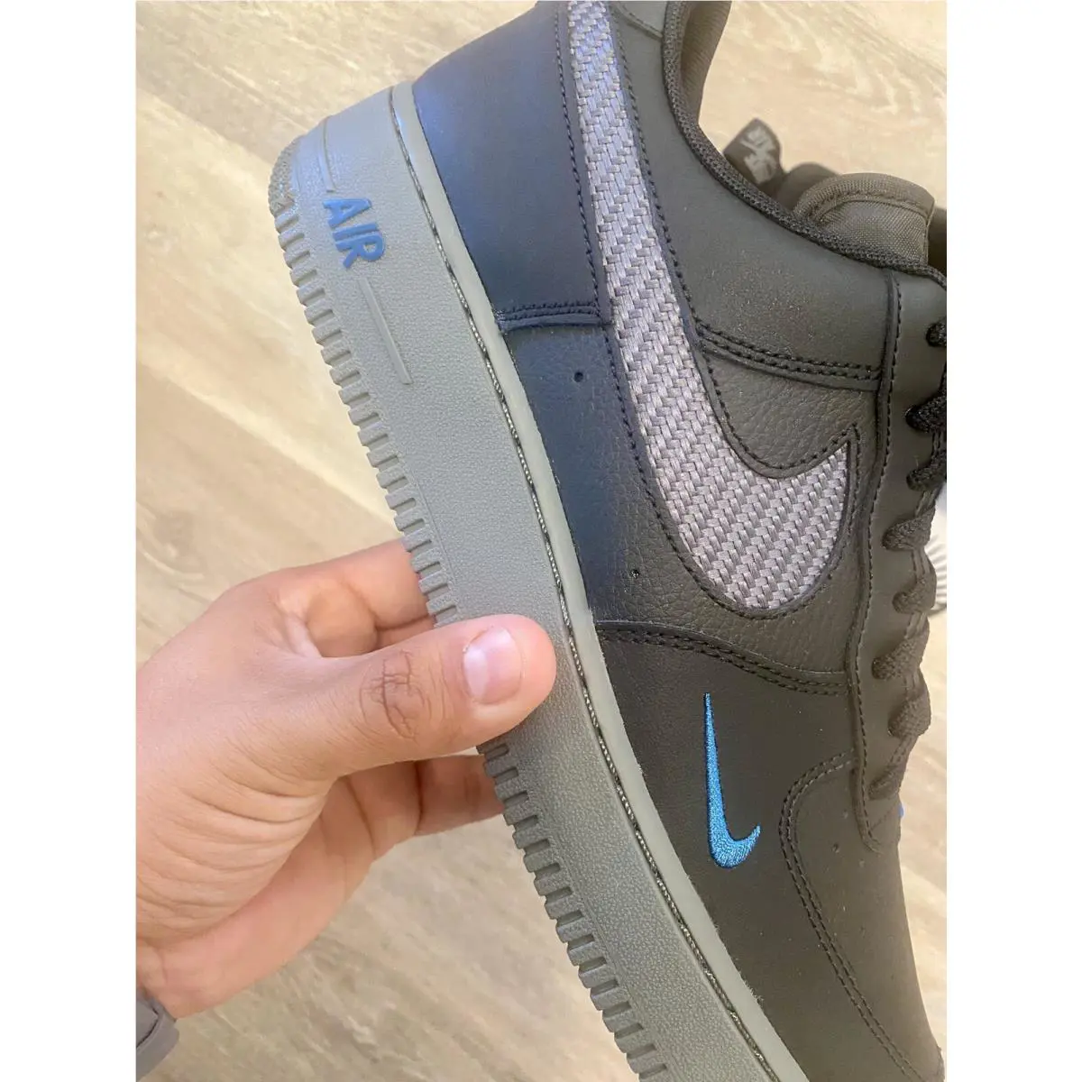 Nike shoes - Nike Air Force 1 `07 LV8 - DR0155-002 - Black/White/Iron Grey/Marina (UPC: 195867240857) 7