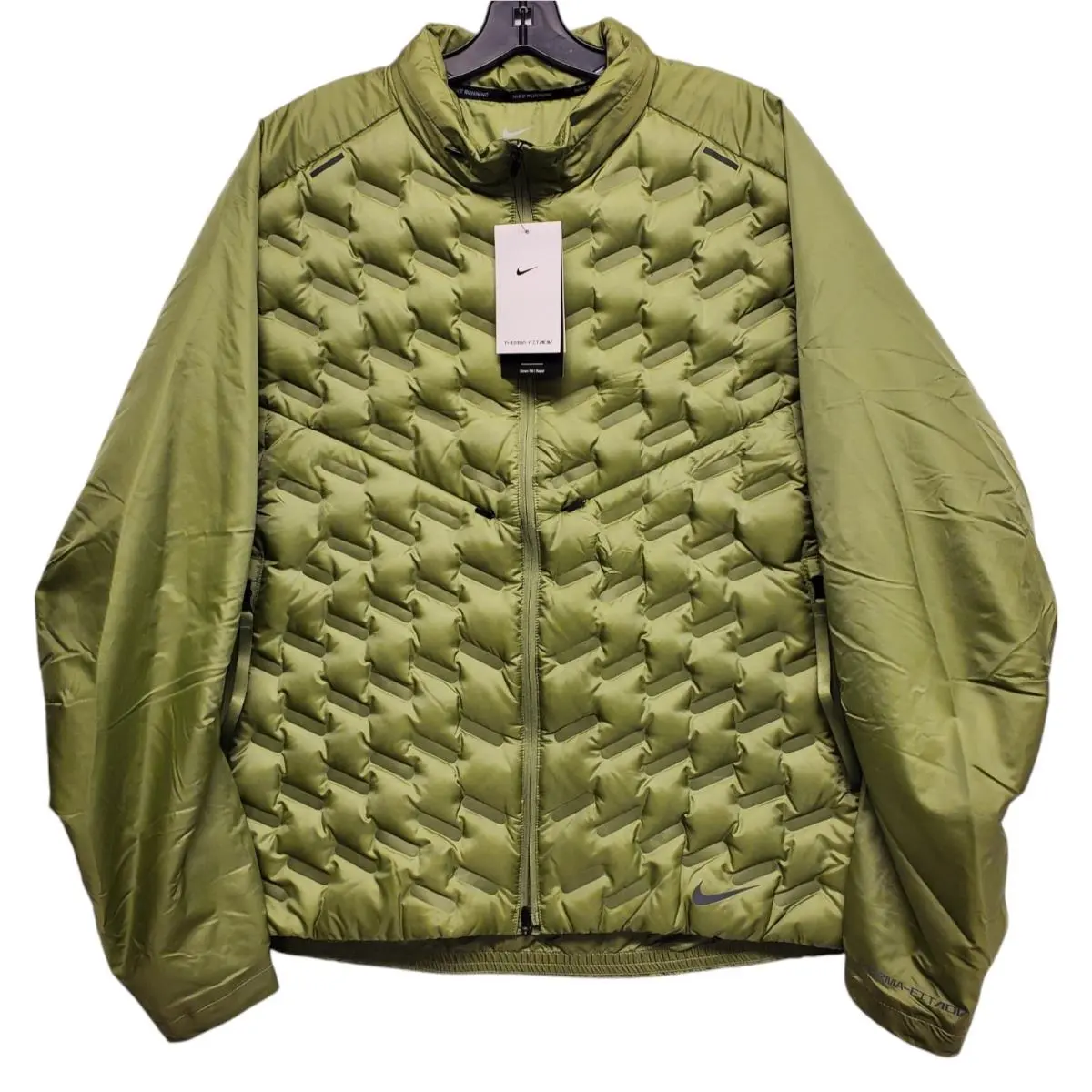 Nike Jacket Mens XL Green Therma-fit Adv Repel Down Fill Puffer DD5667-334