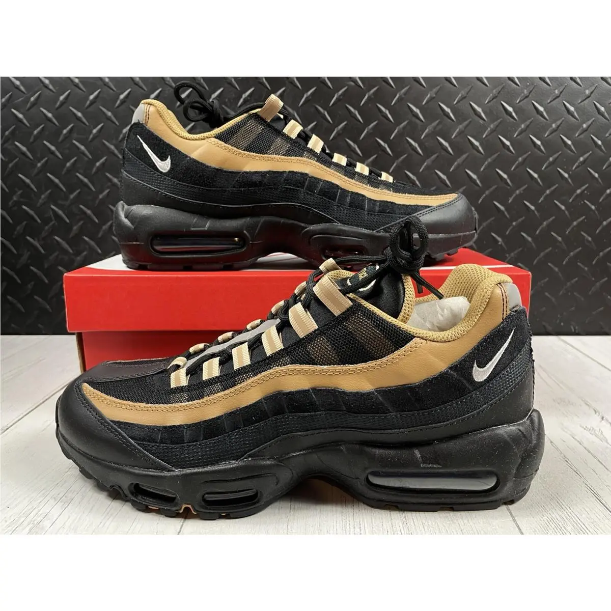 Nike shoes - Air Max 95 - Air Max - DM0011-004 - Black/Elemental Gold/Sesame/Summit White (UPC: 0196153731707) 0