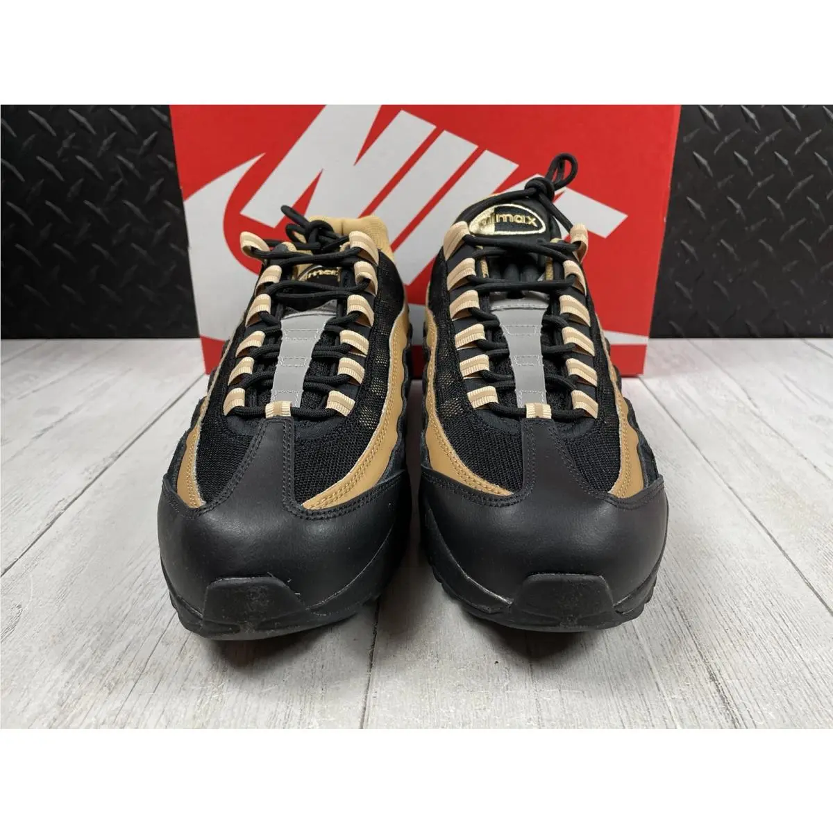Nike shoes - Air Max 95 - Air Max - DM0011-004 - Black/Elemental Gold/Sesame/Summit White (UPC: 0196153731707) 2