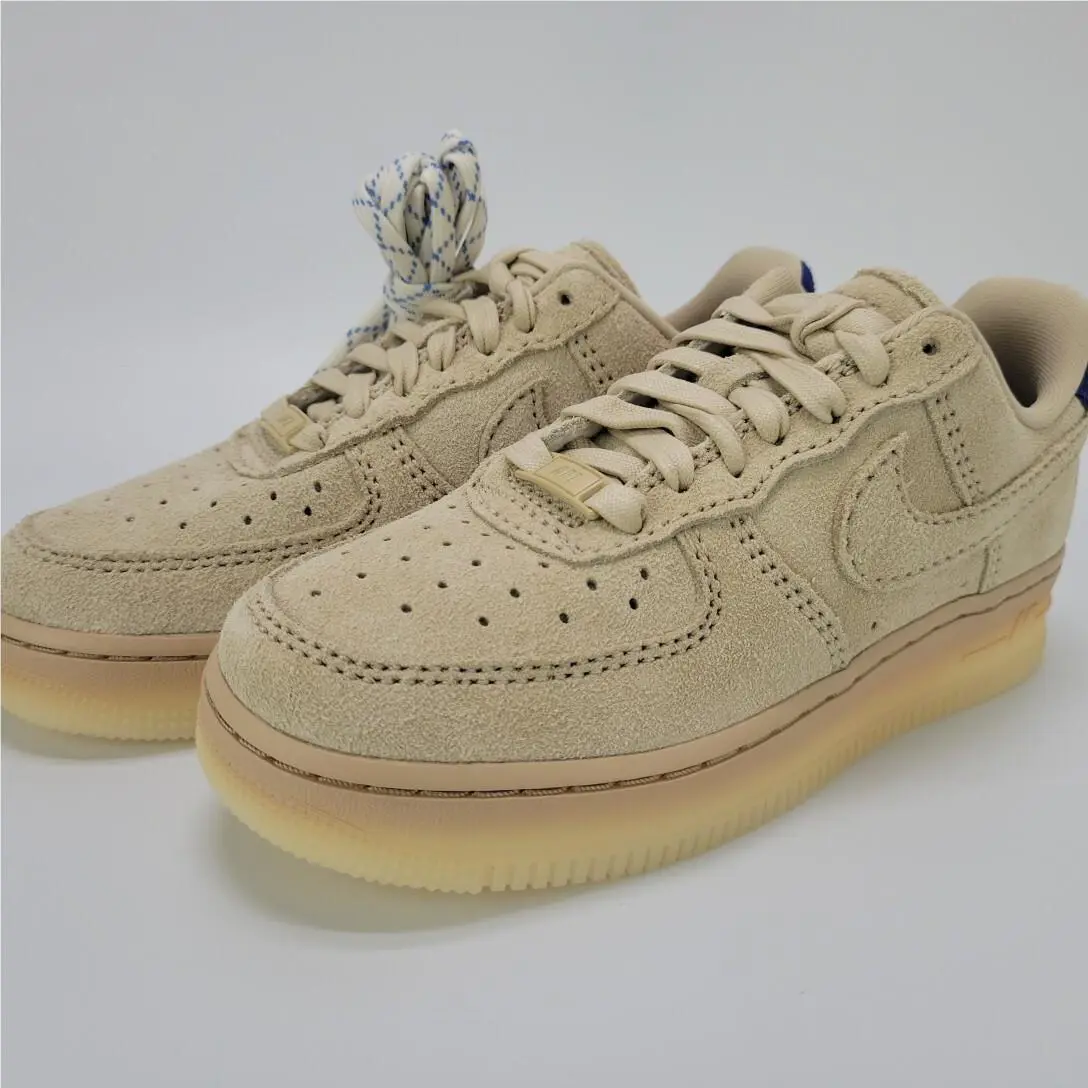 Nike shoes - Nike Air Force 1 - Air Force - FN7202-224 - Grain/Grain-Deep Royal Blue-Polar (UPC: 196968044818) 6