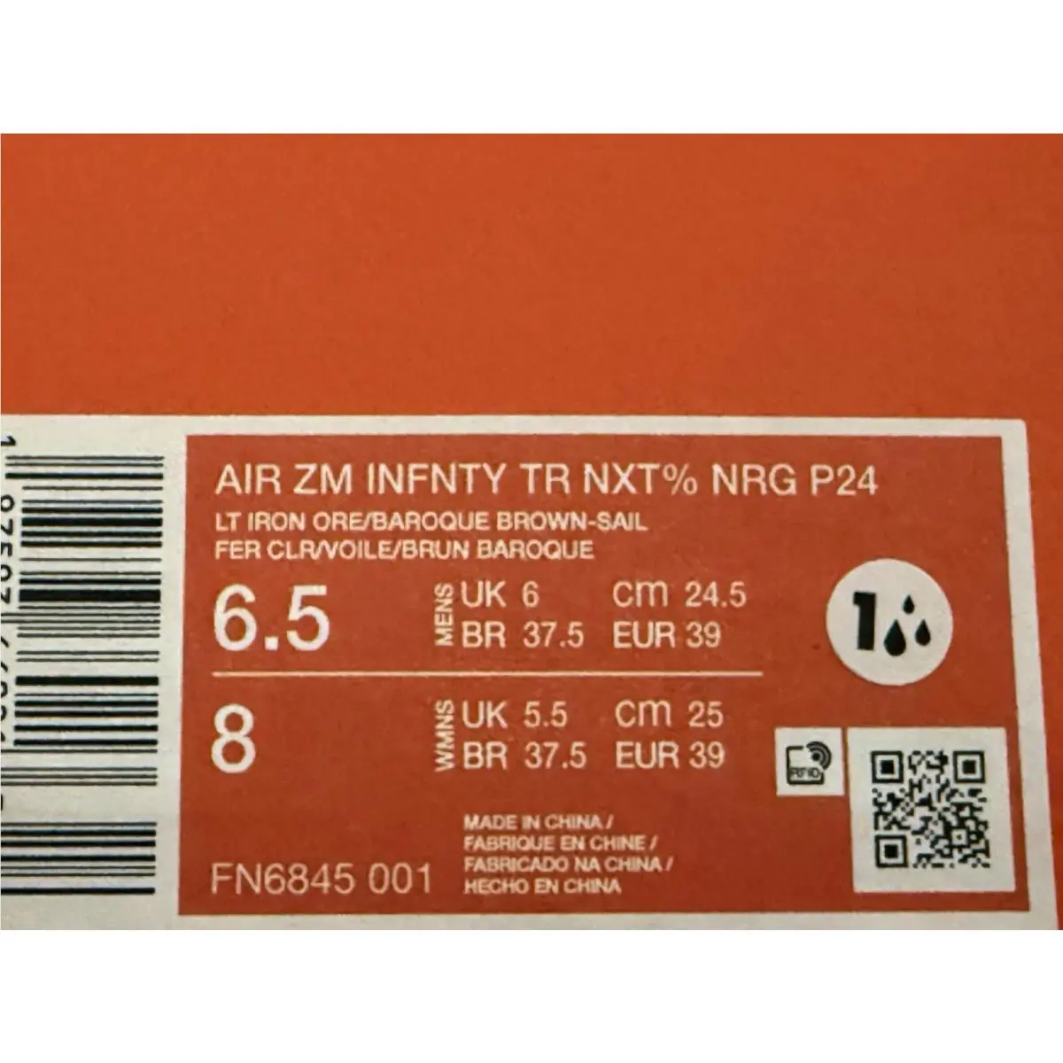 Nike shoes - Nike Air Zoom Infinity Tour - FN6845-001 - Gray 7