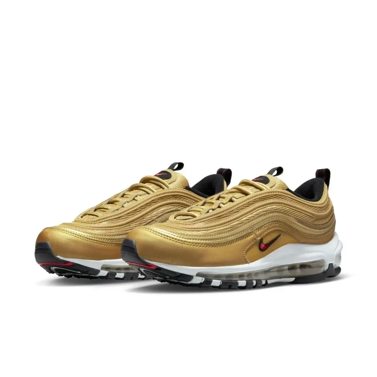 Nike Air Max 97 OG DQ9131 700 Metallic Gold/varsity Red Women`s Size 6.5
