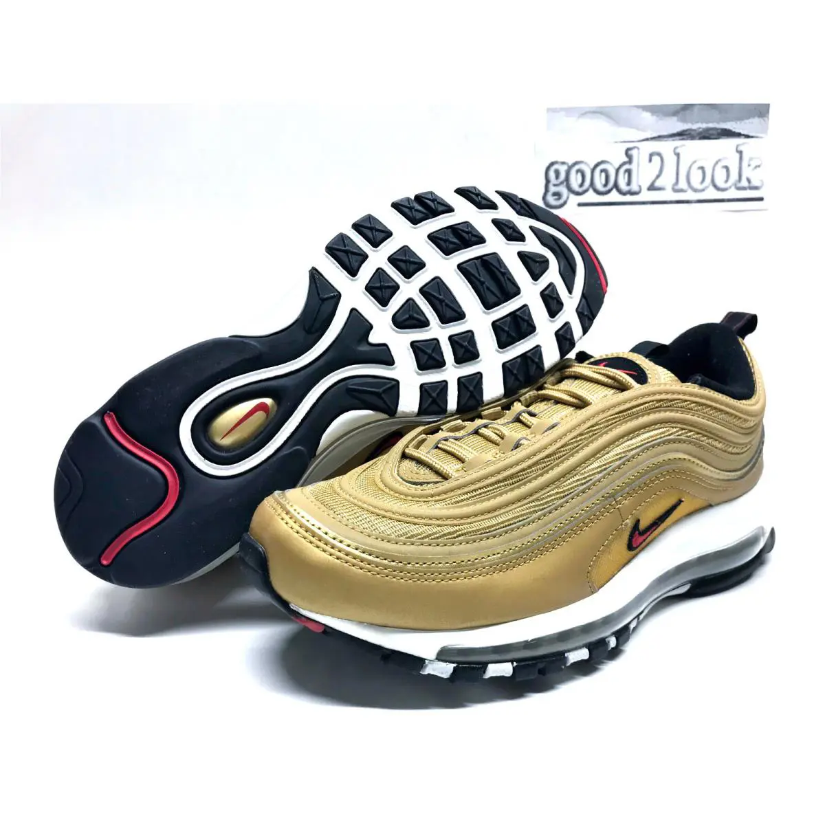 Nike shoes - Nike Air Max 97 - Air Max - DQ9131 700 - Metallic Gold/Varsity Red (UPC: 196153743236) 0