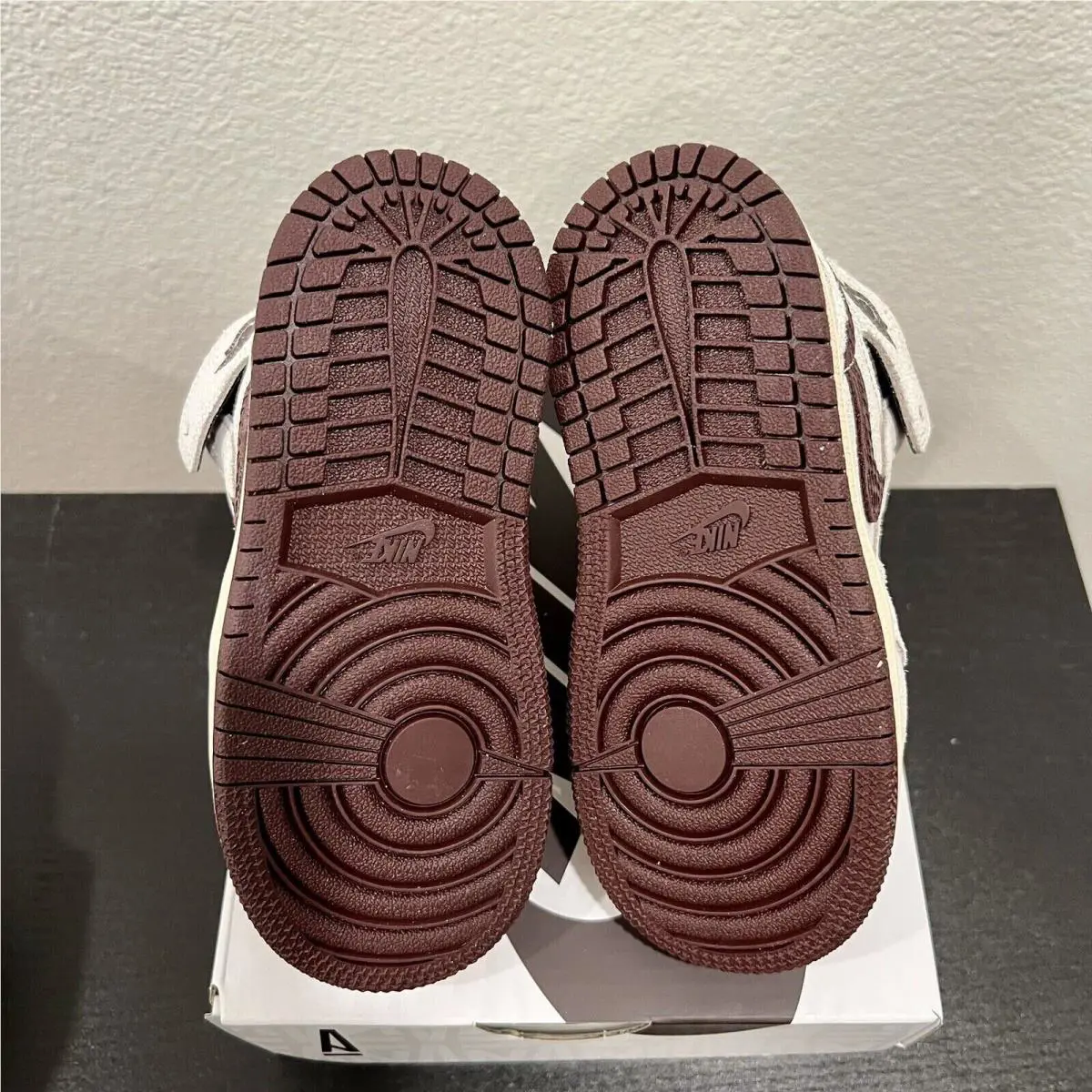 Nike shoes - Jordan 1 Retro High OG SP (TD) X A Ma Maniere - DO7097-100 - Sail / Burgundy Crush 5