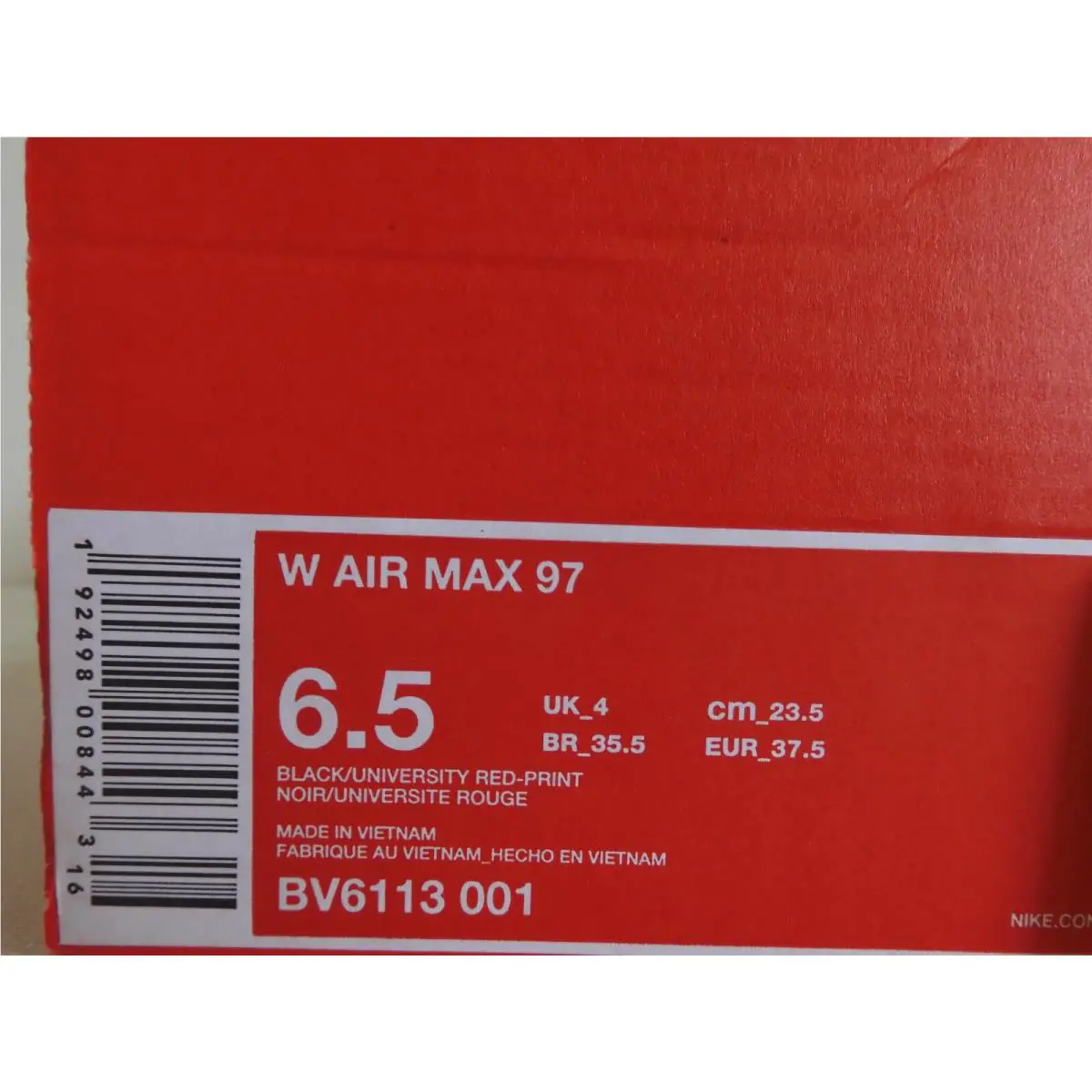 Nike shoes - Nike Air Max 97 - Air Max - BV6113 001 - Black (UPC: 0192498008443) 3