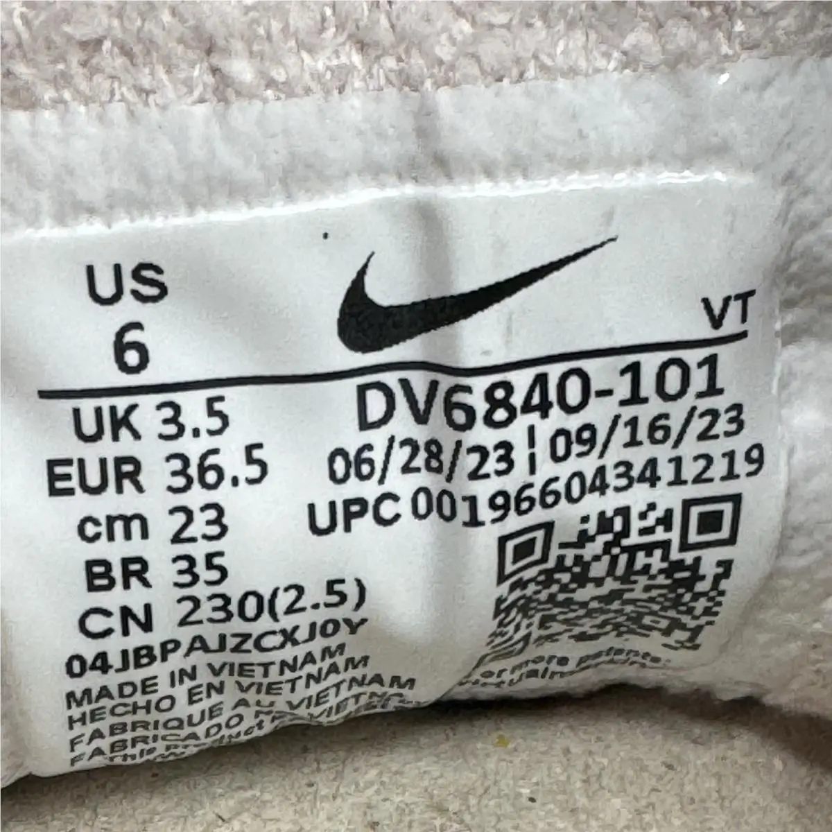 Nike shoes - Nike Air VaporMax 2023 - Air VaporMax - DV6840-101 - Oatmeal/Pink Oxford/Sail/Pearl Pink 4