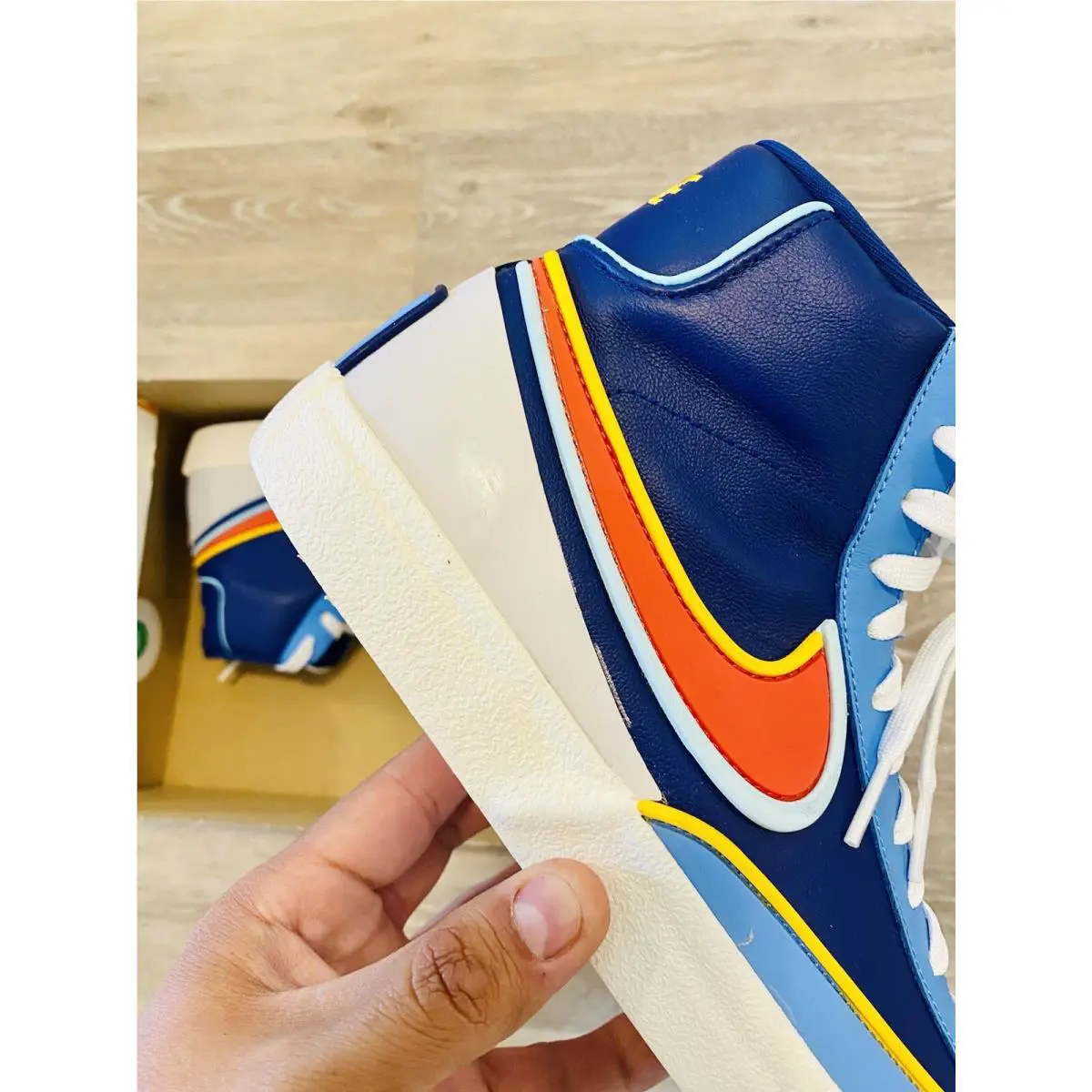 Nike shoes - Blazer Mid 77 Infinite - Blazer Mid Infinite - DA7233-400 - Royal Blue-Chile Red (UPC: 194499747505) 7
