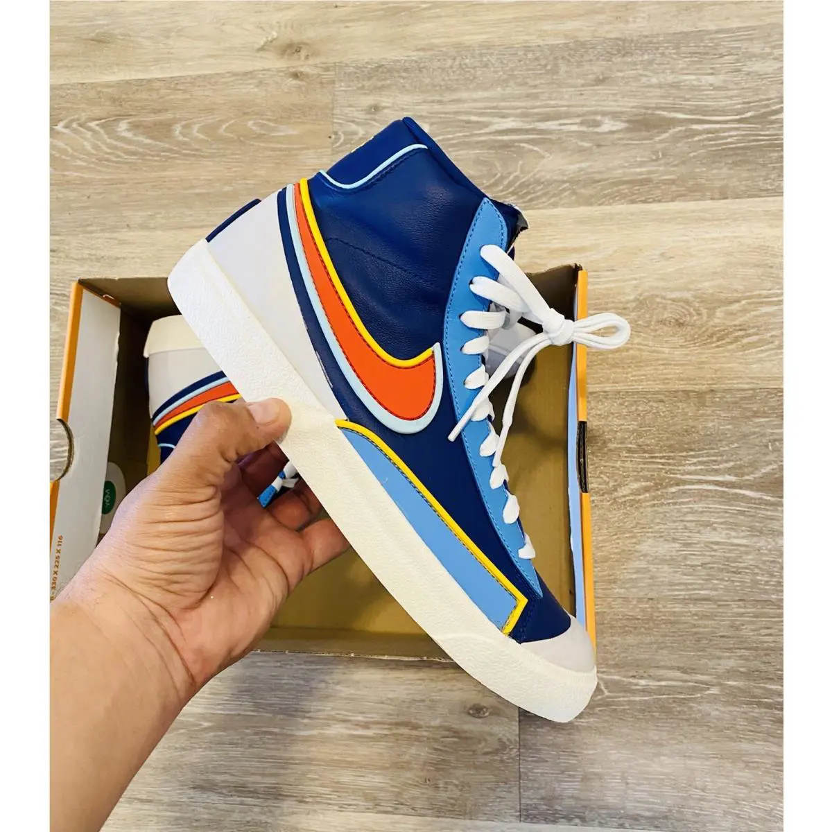 Nike shoes - Blazer Mid 77 Infinite - Blazer Mid Infinite - DA7233-400 - Royal Blue-Chile Red (UPC: 194499747505) 8
