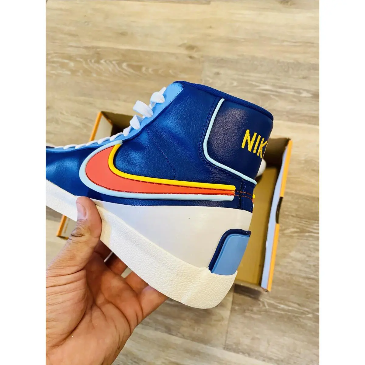 Nike shoes - Blazer Mid 77 Infinite - Blazer Mid Infinite - DA7233-400 - Royal Blue-Chile Red (UPC: 194499747505) 1