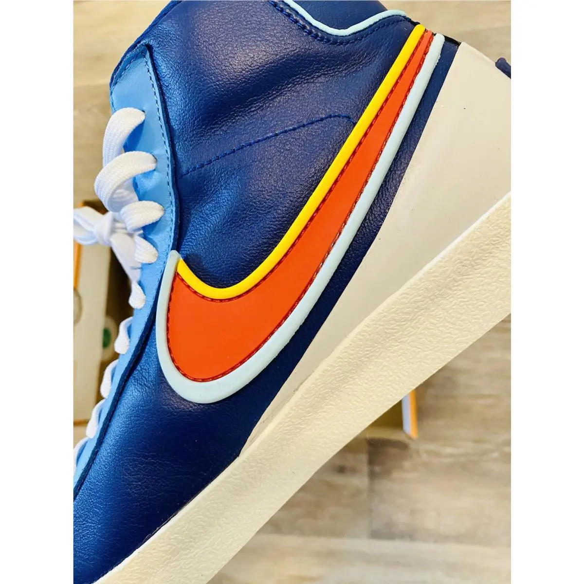 Nike shoes - Blazer Mid 77 Infinite - Blazer Mid Infinite - DA7233-400 - Royal Blue-Chile Red (UPC: 194499747505) 2