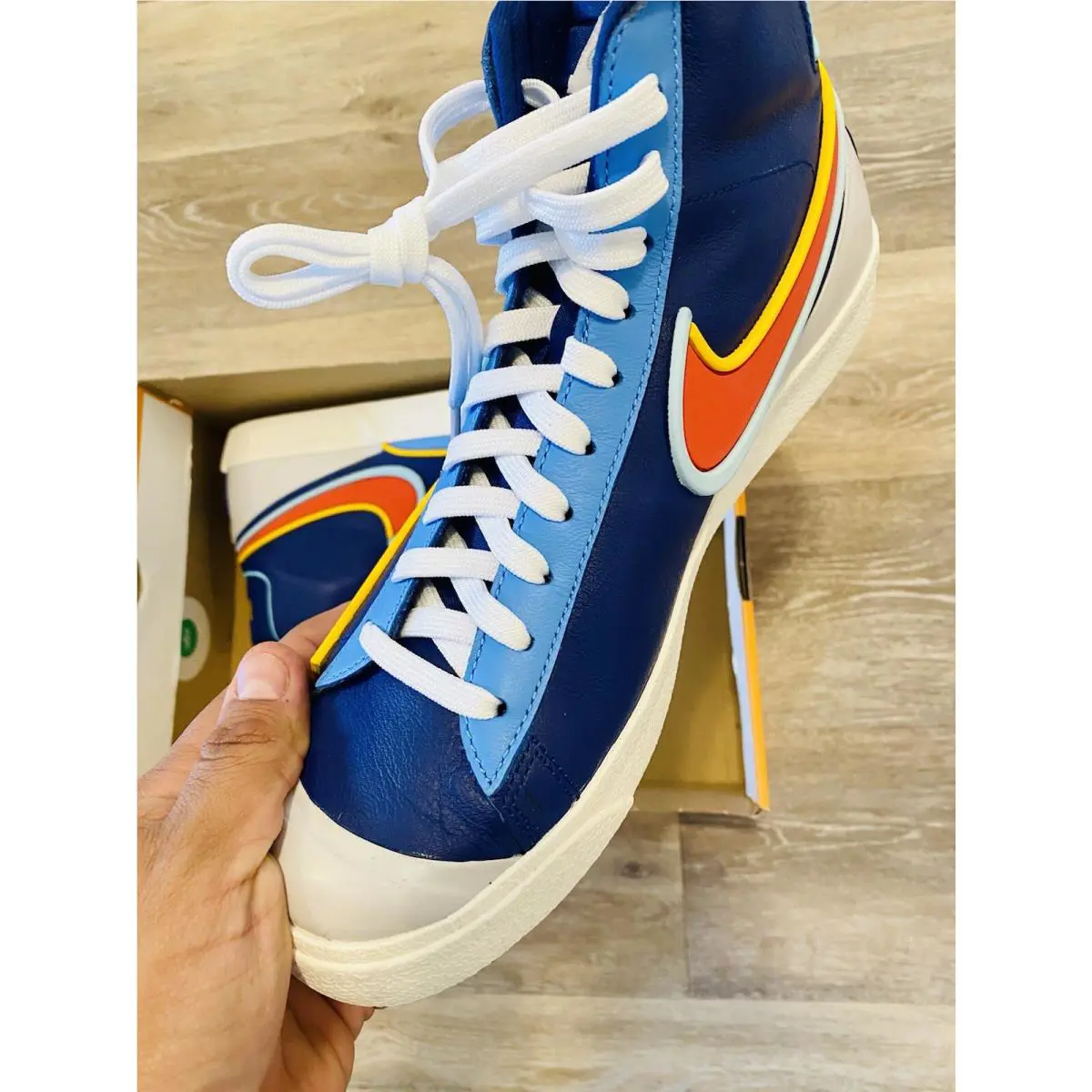 Nike shoes - Blazer Mid 77 Infinite - Blazer Mid Infinite - DA7233-400 - Royal Blue-Chile Red (UPC: 194499747505) 3