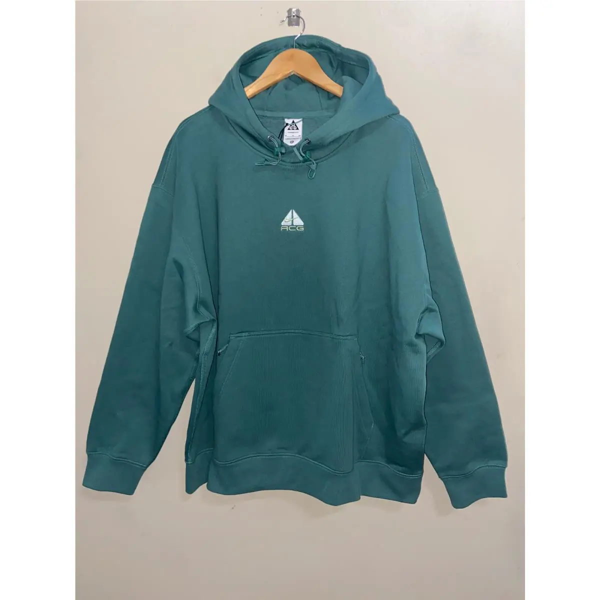 Nike Acg Therma Fit Tuff Fleece Lungs Hoodie XL Bicoastal Sage Green DH3087-361