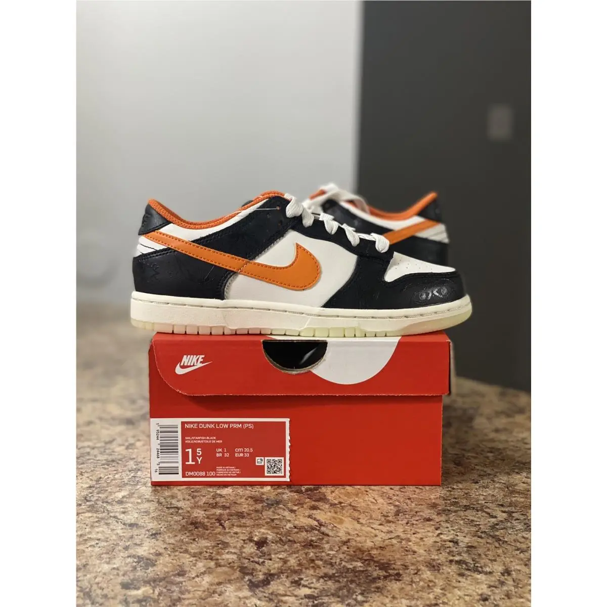Nike shoes - Nike Dunk Low - Dunk Low - DM0088-100 - Black White Orange 0