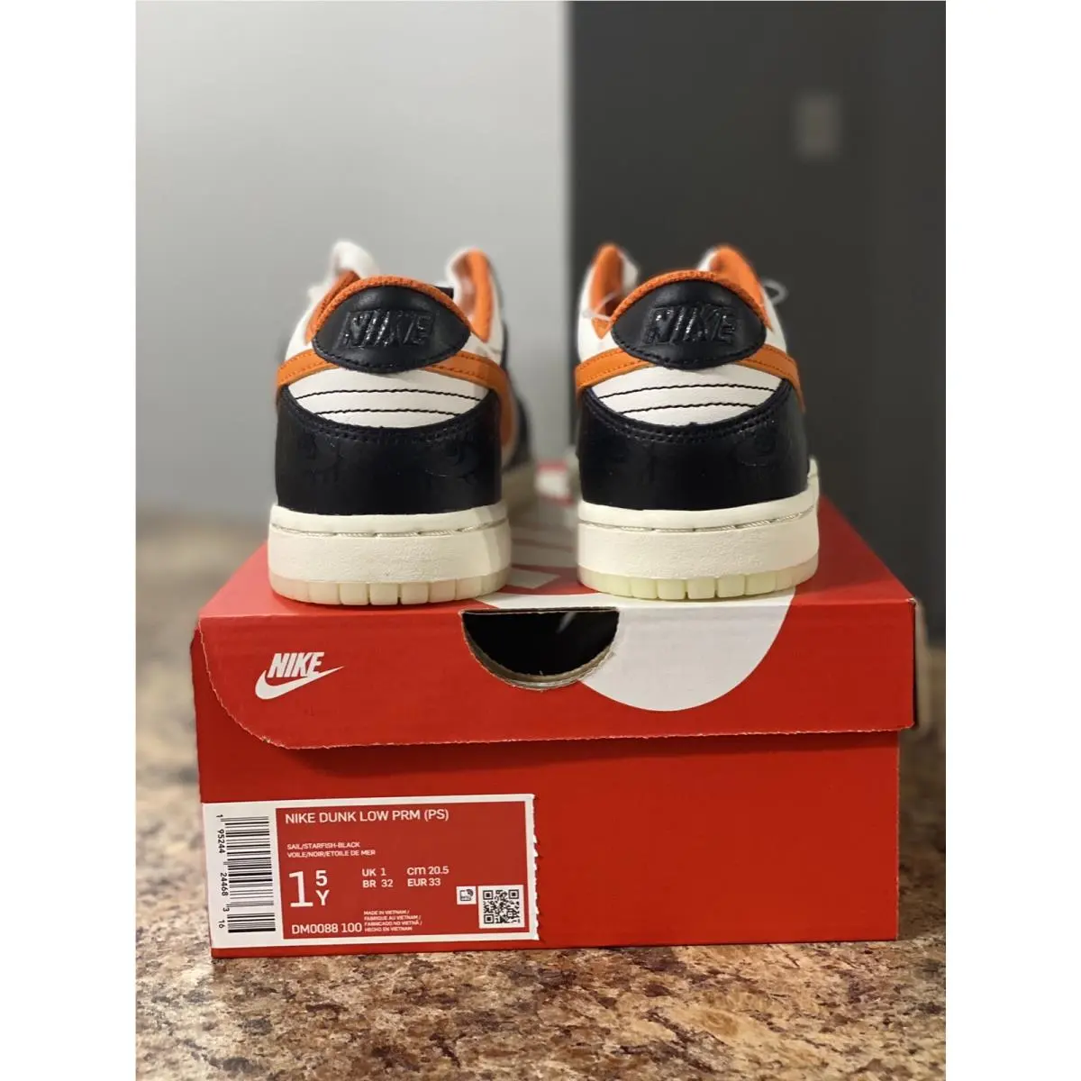 Nike shoes - Nike Dunk Low - Dunk Low - DM0088-100 - Black White Orange 6