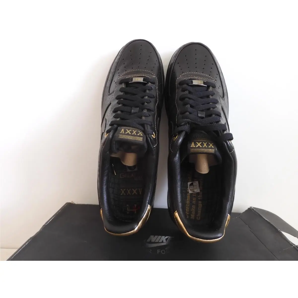 Nike shoes - Nike Air Force 1 Low - 453419-007 - Black (UPC: 883419100819) 6
