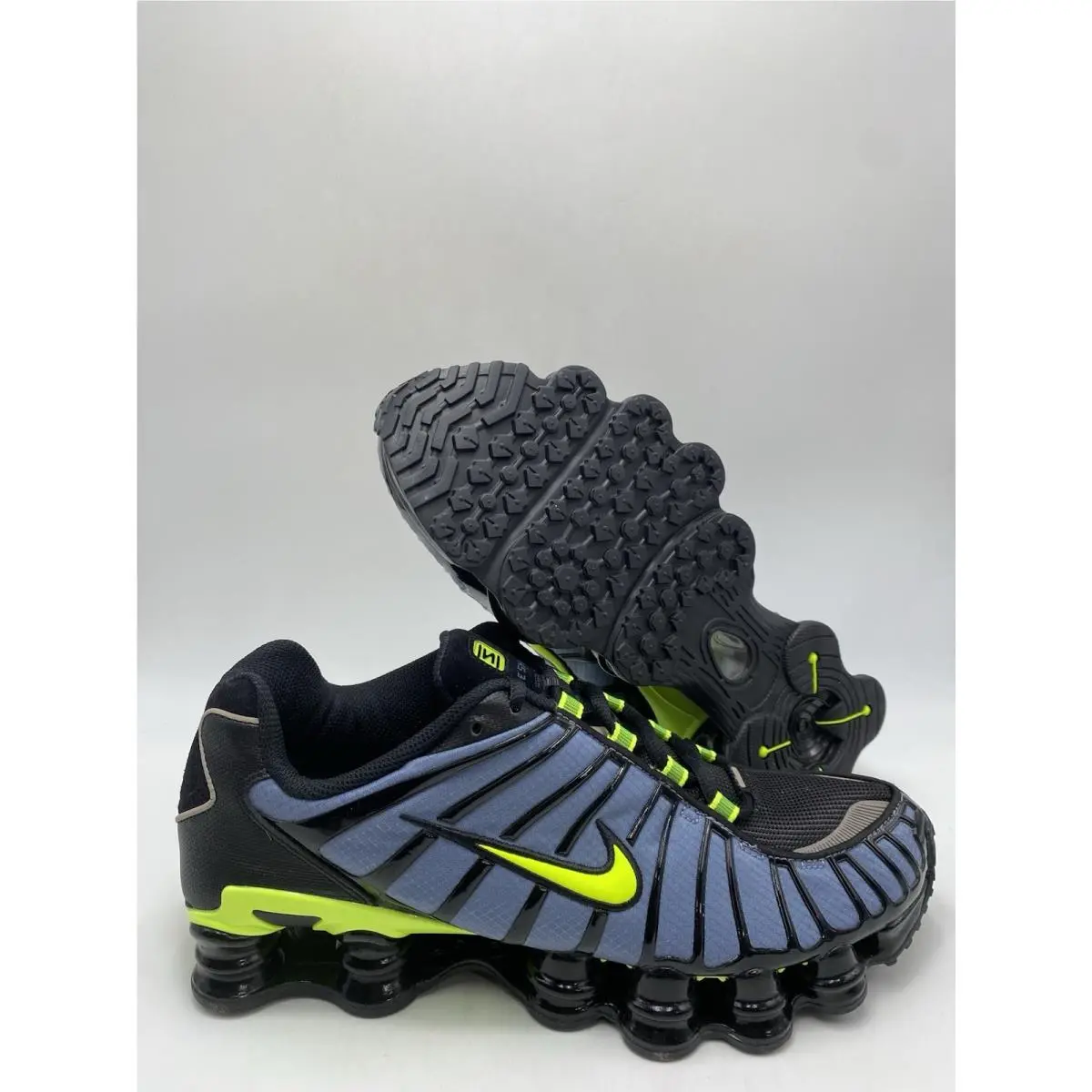 Nike Shox TL Thunderstorm Volt Black CI7692 400 Men`s Size 10.5