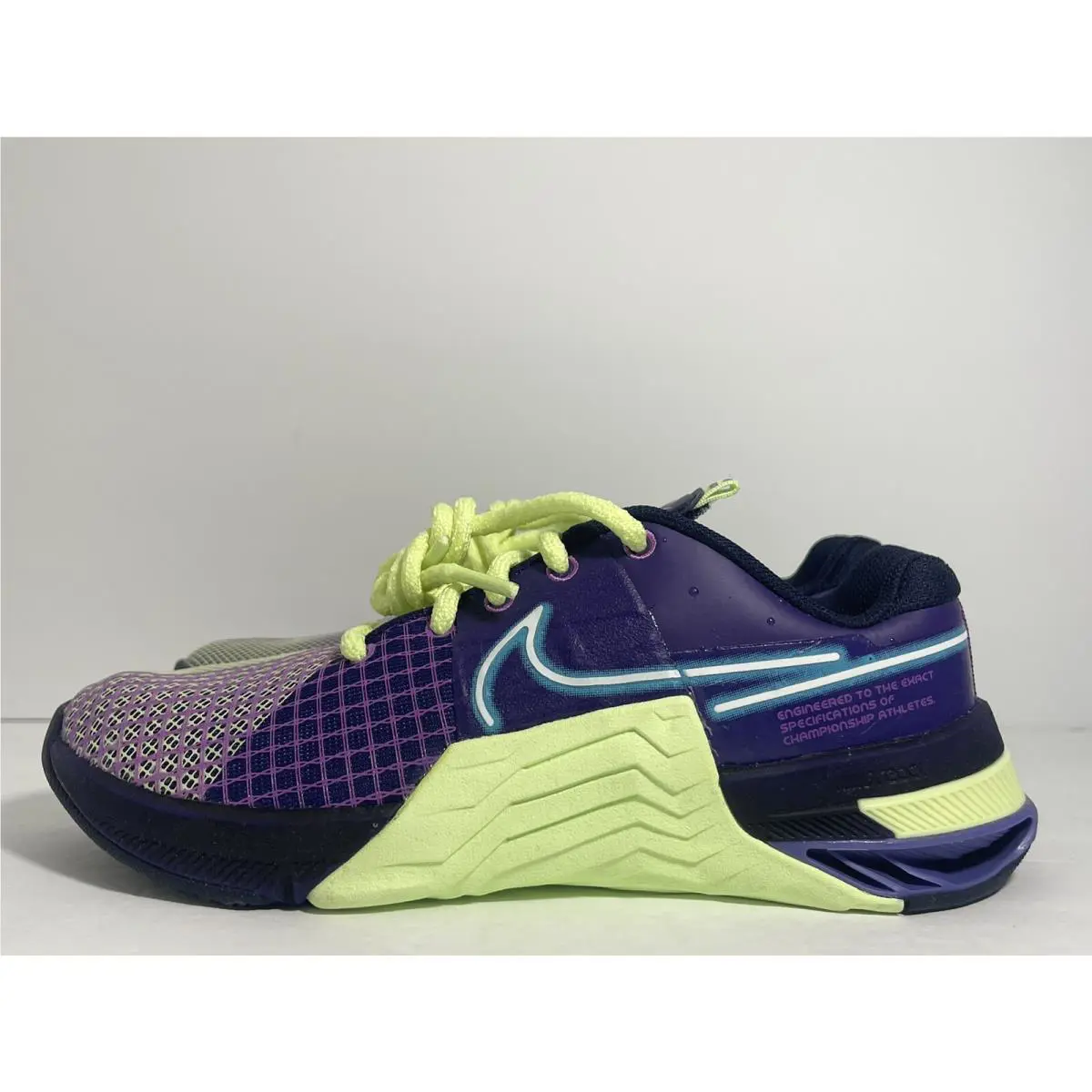 Nike shoes - Nike Metcon 8 AMP - Metcon AMP - Deep Purple/Baltic Blue/Barely Volt 2