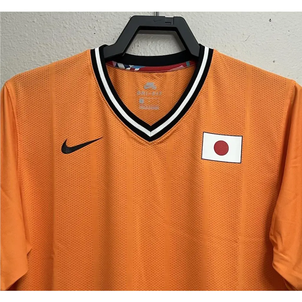Nike clothing - Nike SB x Parra Japan Federation Kit Jersey Olympic Top - CU0009-806 - Orange (UPC: 194494170759) 0