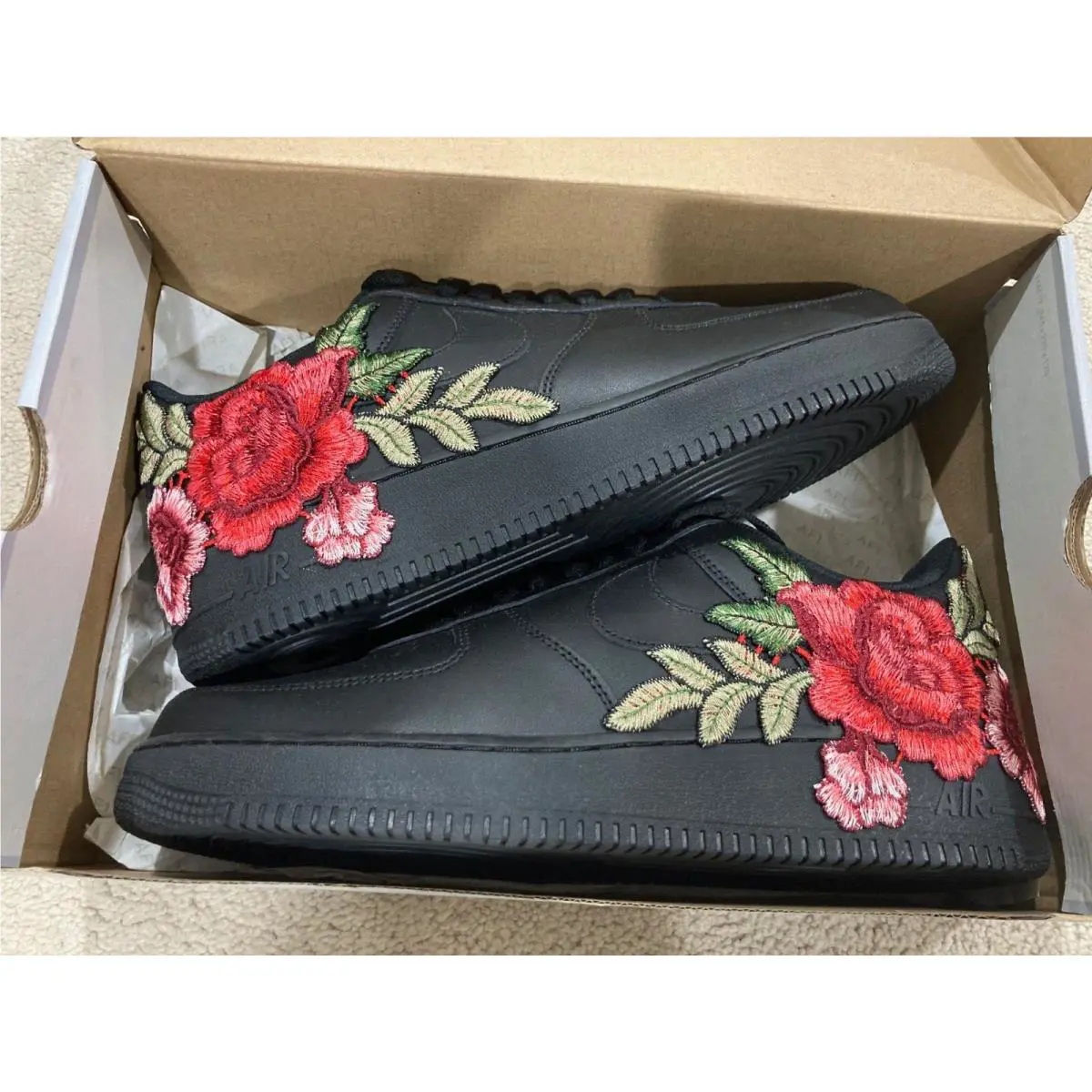 Nike shoes - Nike Air Force 1 - Air Force - Black 9