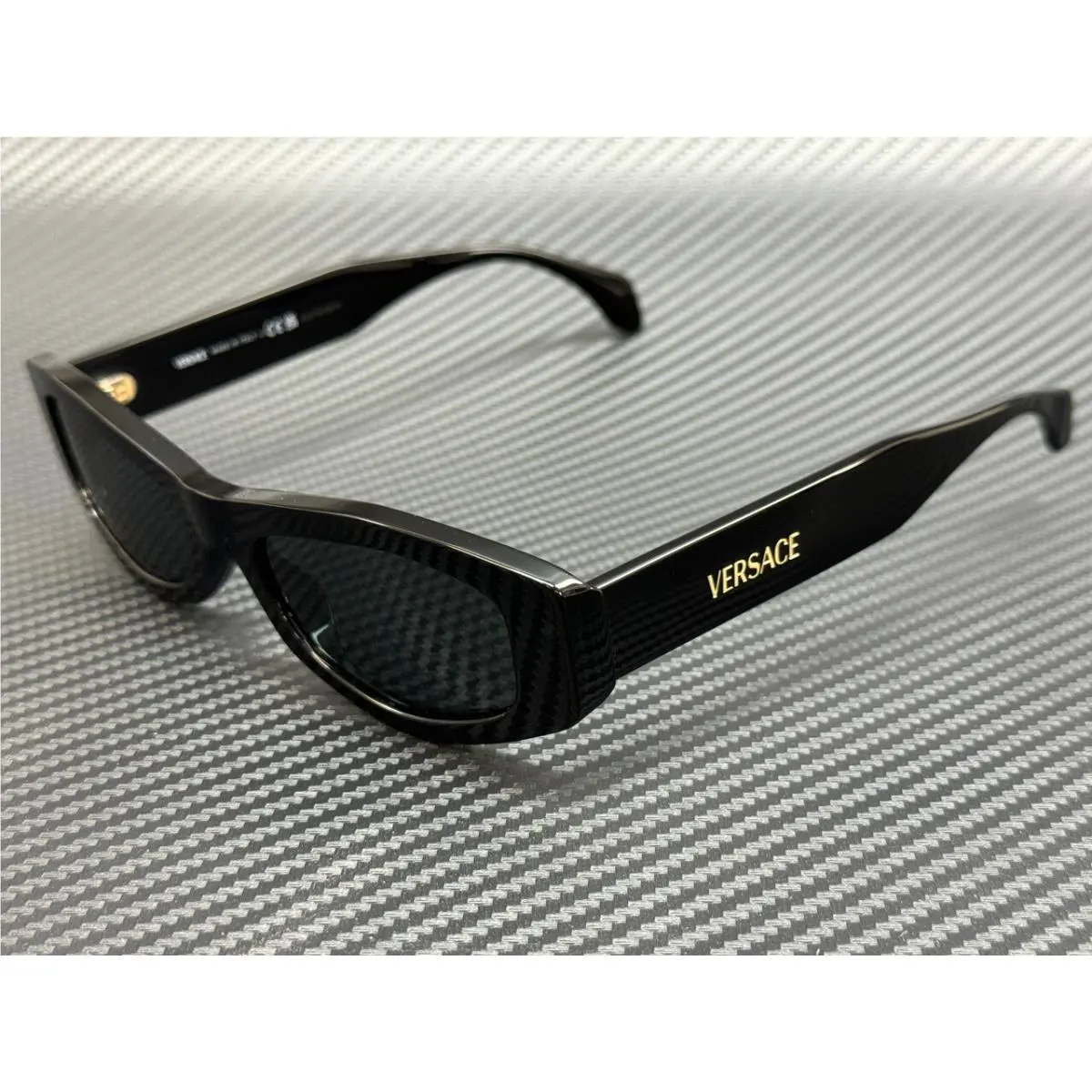 Versace VE4487 GB1 87 Black Grey Women`s 54 mm Sunglasses