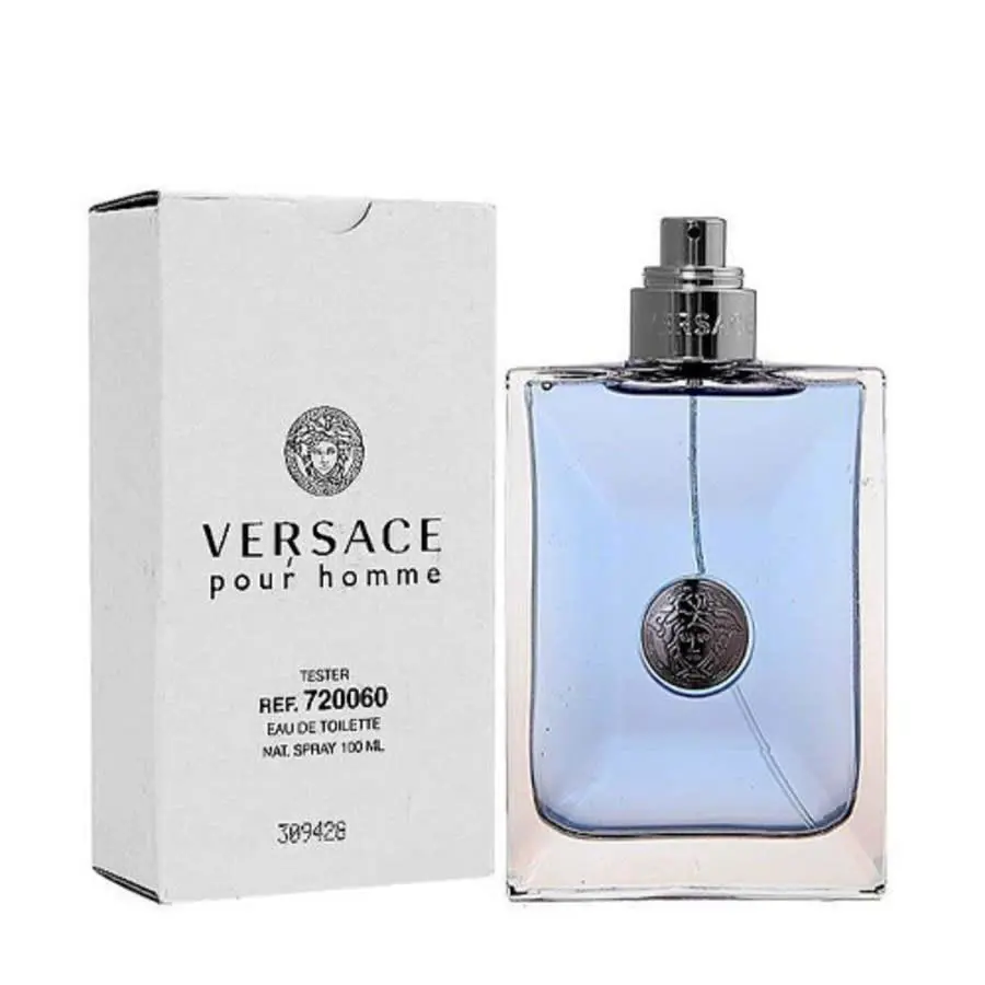 Versace Men`s Versace Pour Homme Edt Spray 3.4 oz Tester 100 ml