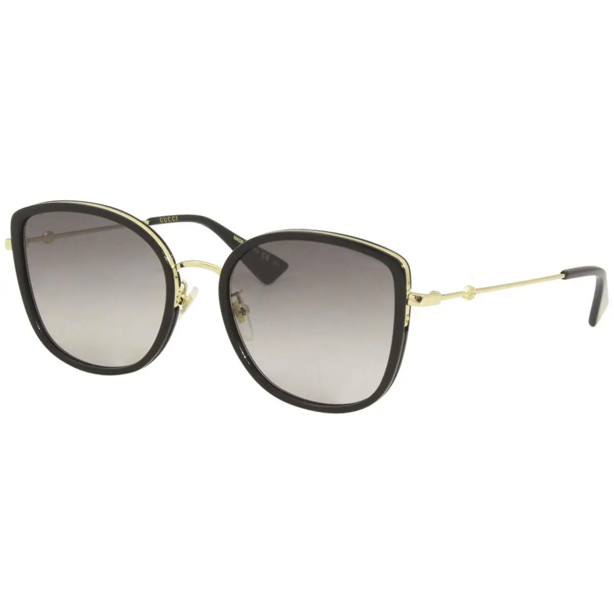 Gucci Grey Gradient Cat Eye Ladies Sunglasses GG0606SK 001 56 GG0606SK 001 56