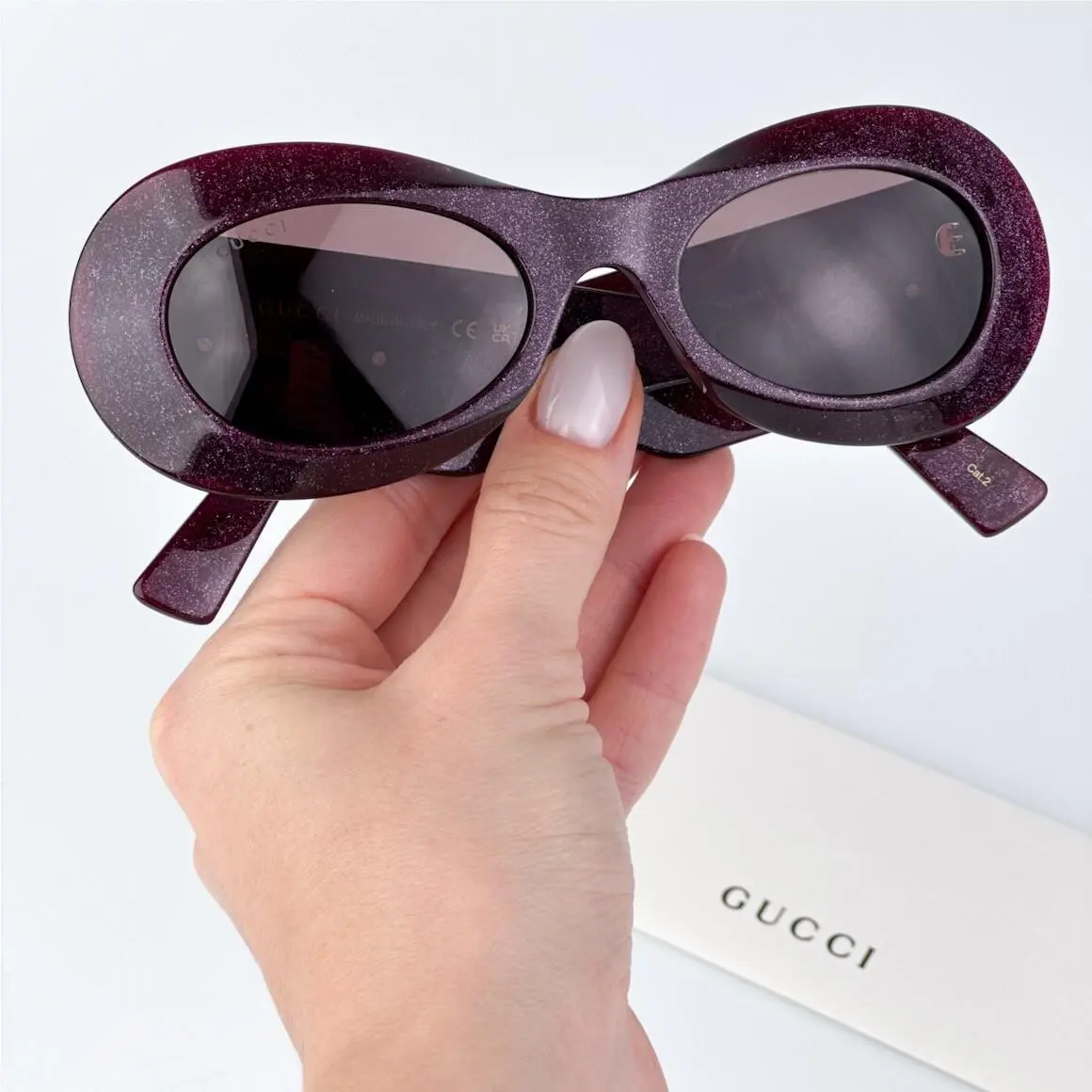 Gucci Women Sunglasses Violet Oval GG1696S 003