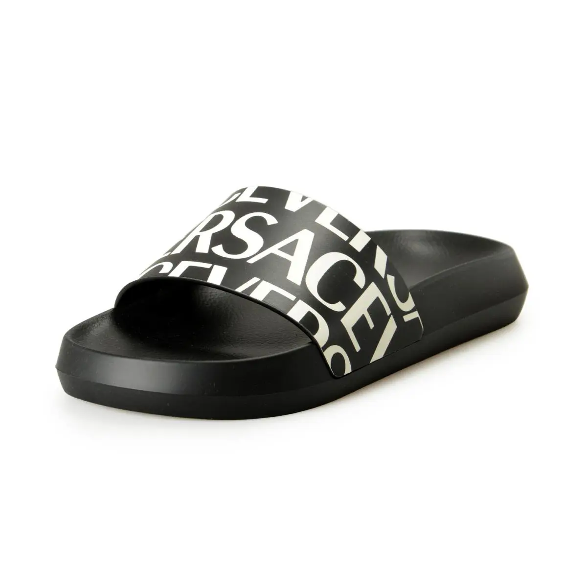 Women`s Logo Print Rubber Sandals Flip Flop Shoes US 5 IT 35 by Versace