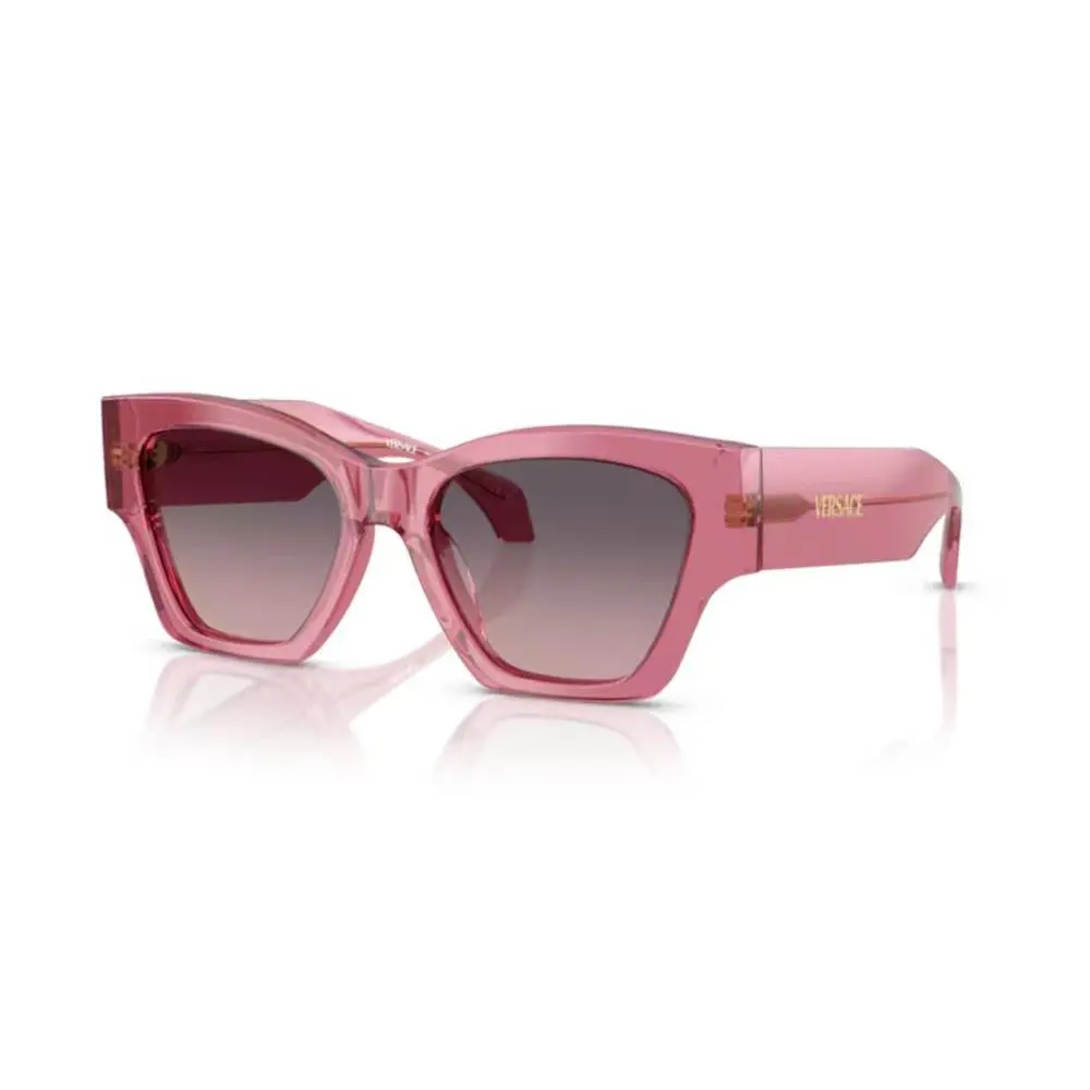 Versace Sunglasses VE4492U 551646 53mm Transparent Pink/pink Gradient Grey Lens
