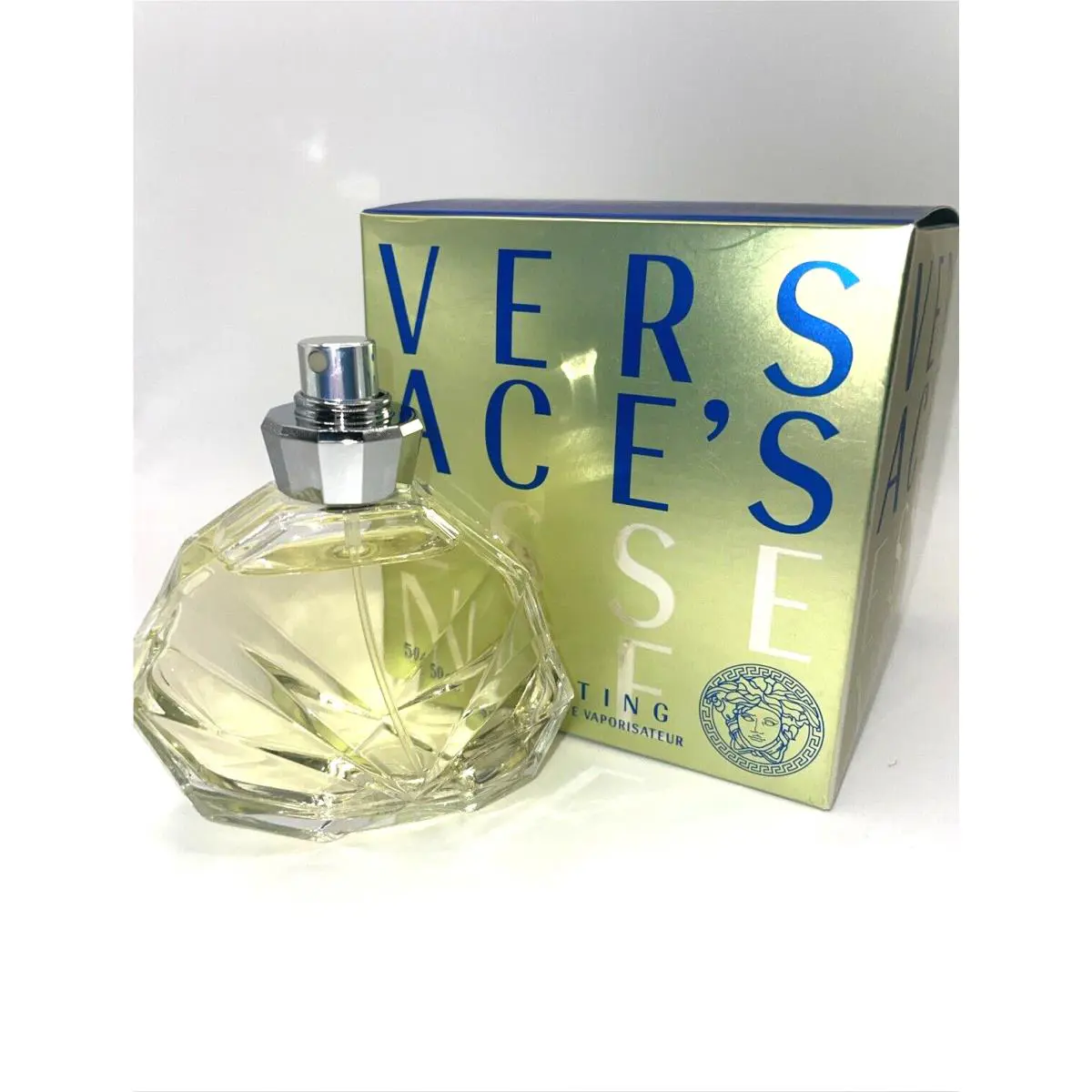No Lid Exciting Essence Versace 1.7 Spray Eau de Toilette Spray Made In Italy